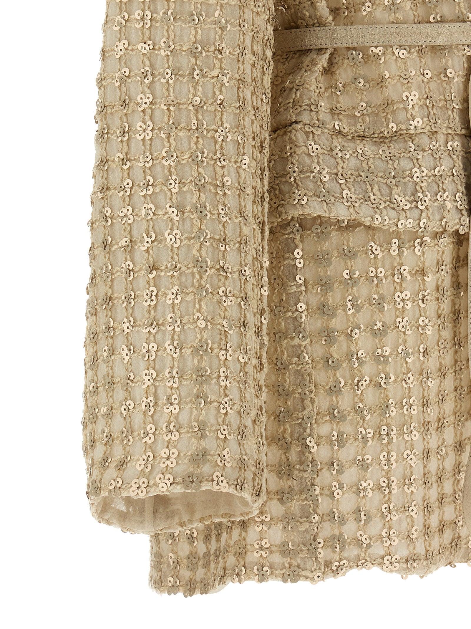 Brunello Cucinelli Beige Silk Women's Blazer