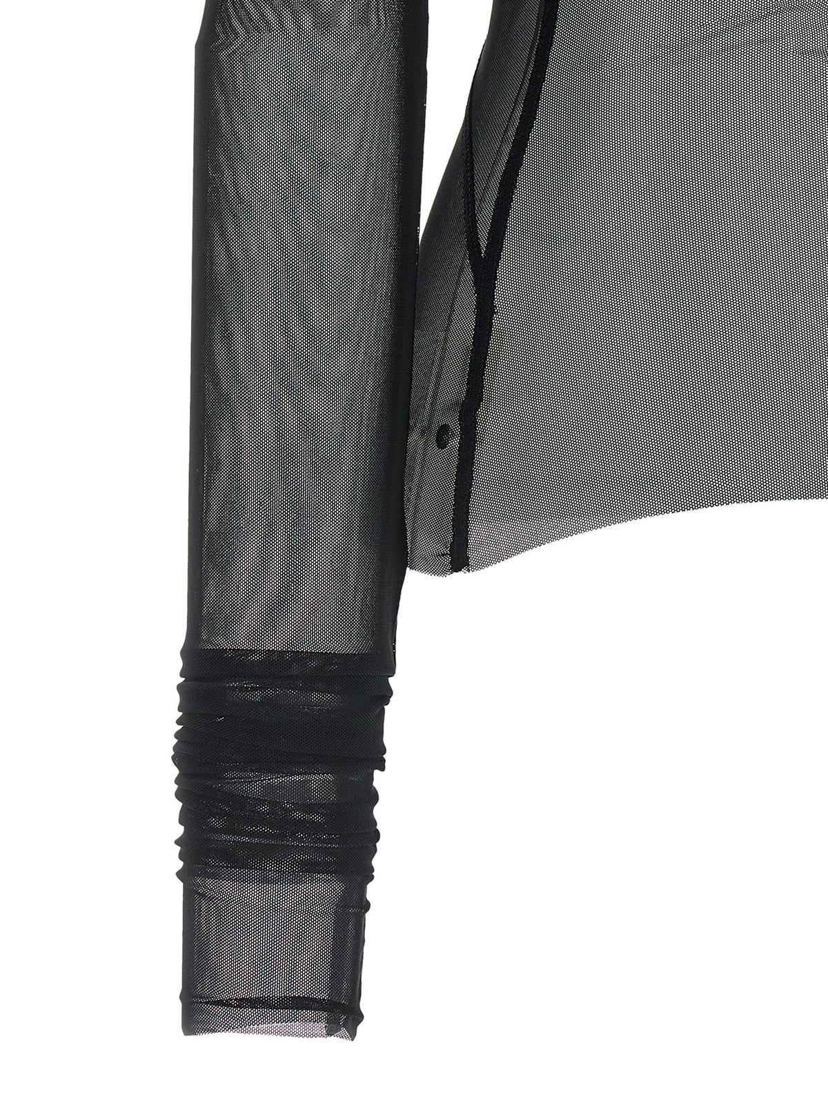 Rick Owens Black Nylon Women's Cardigan