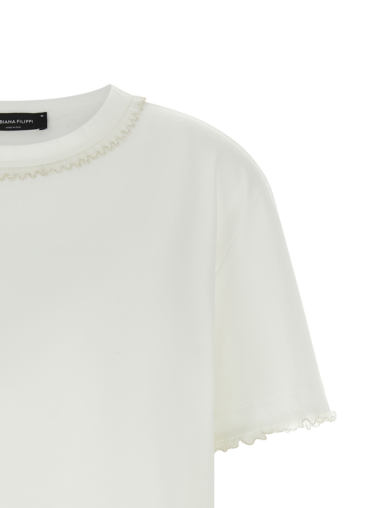 Fabiana Filippi White Cotton Women's T-Shirt