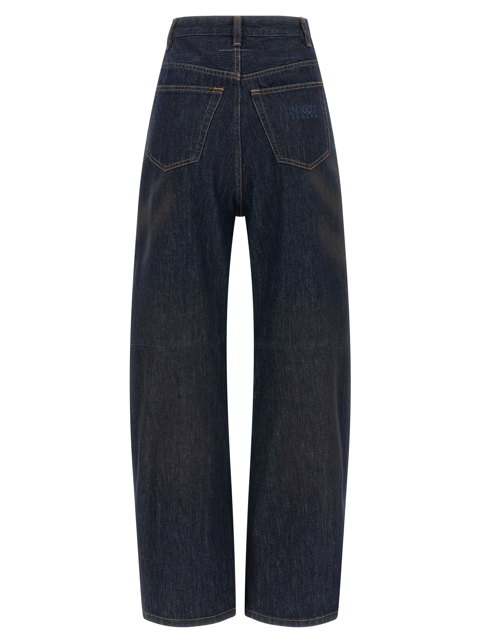 MM6 Maison Margiela Blue Cotton High-Waisted Women's Jean