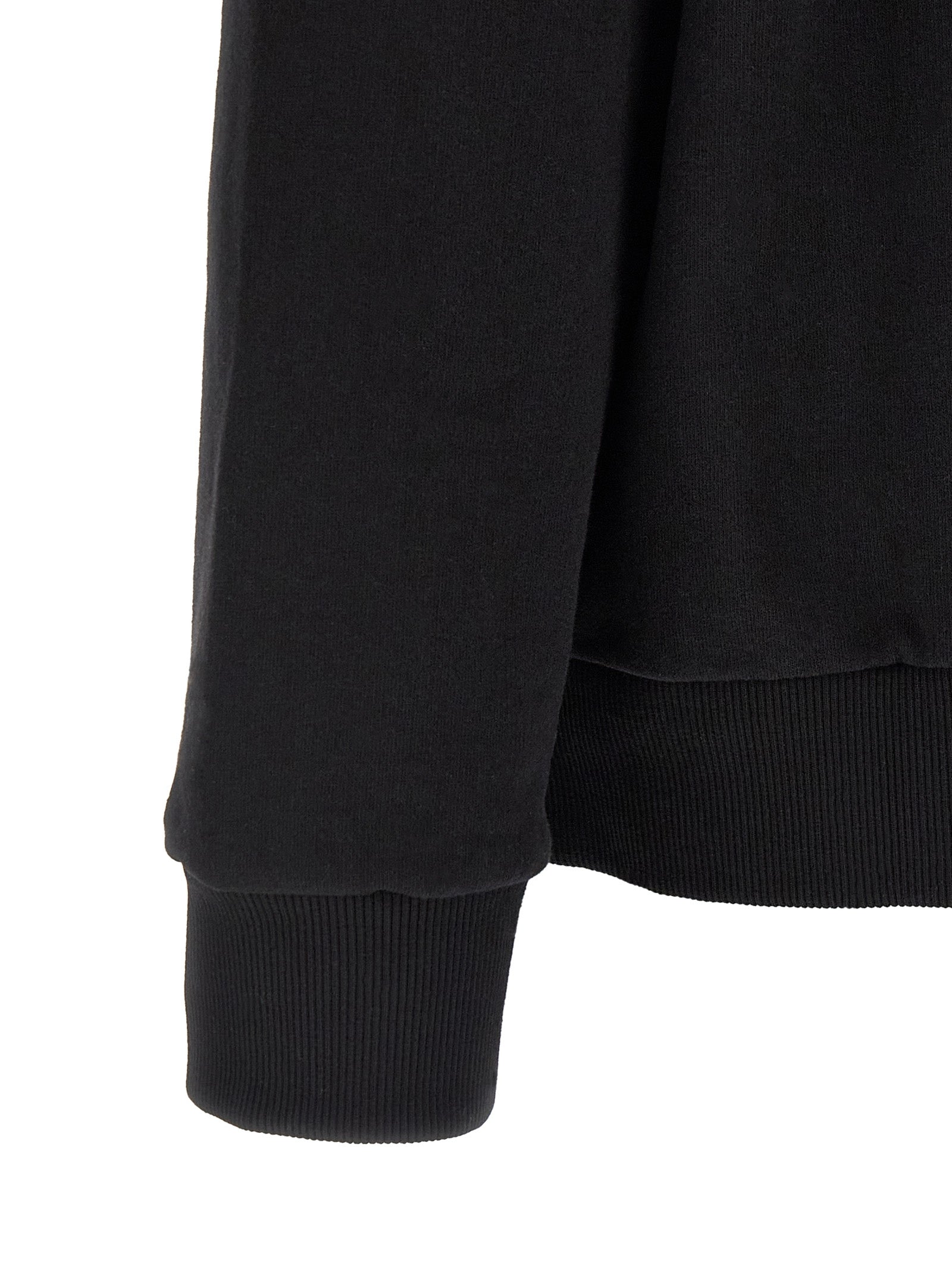 MM6 Maison Margiela Black Cotton Men's Sweatshirt