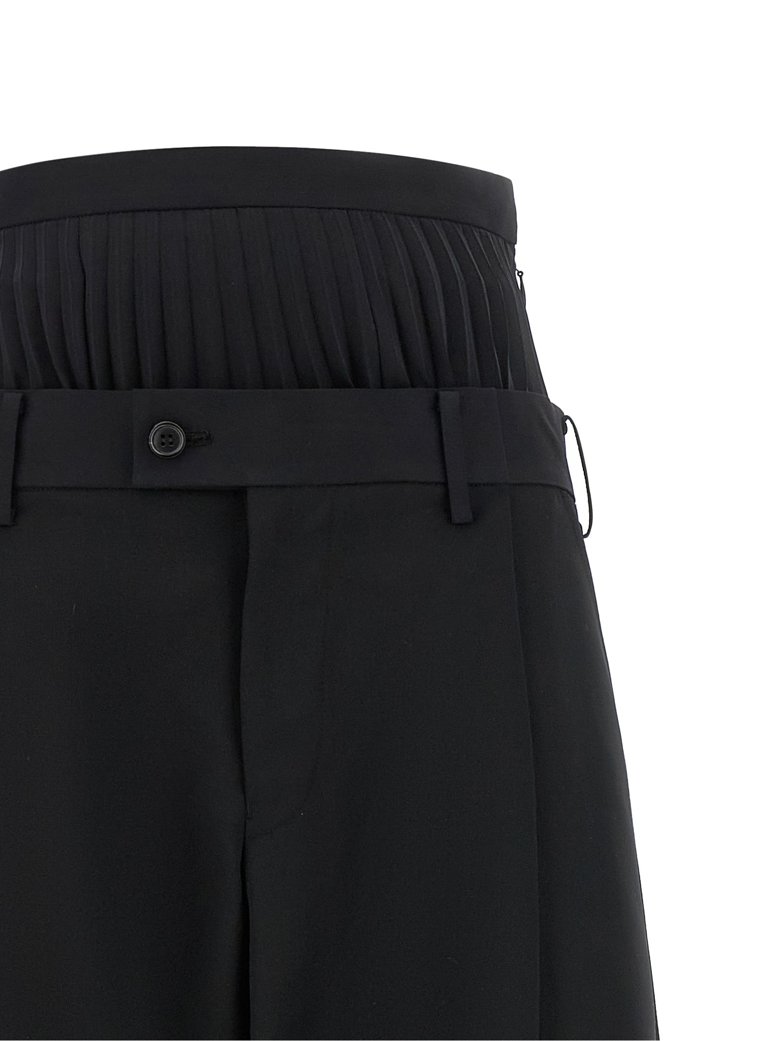 Junya Watanabe Black Wool Women's Pants
