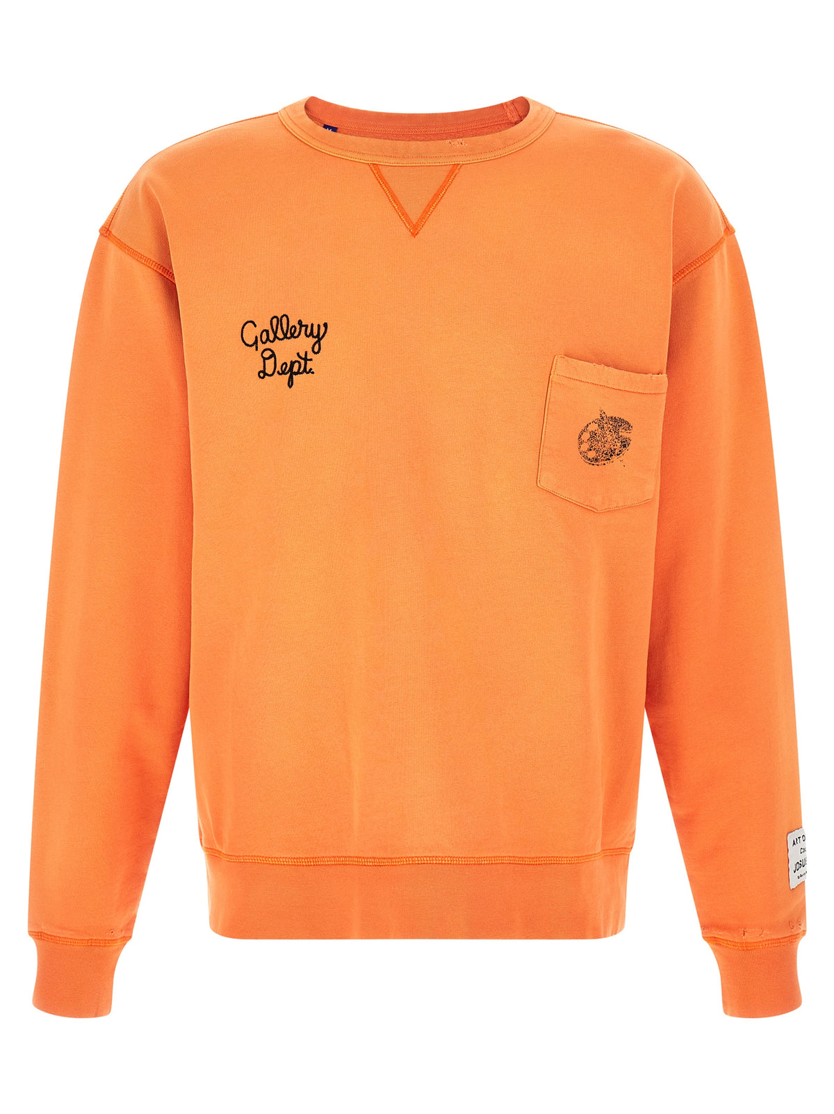 GALLERY DEPT. Orange Cotton Men's Sweatshirt