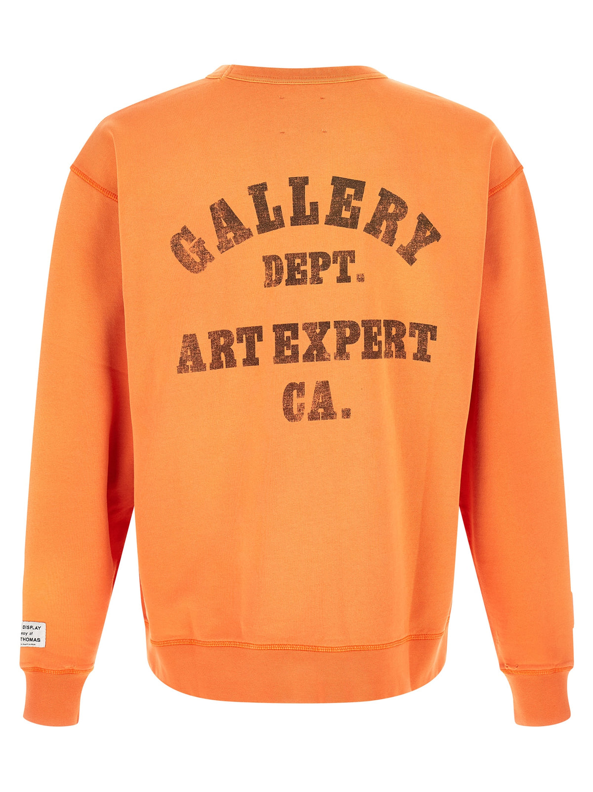 GALLERY DEPT. Orange Cotton Men's Sweatshirt