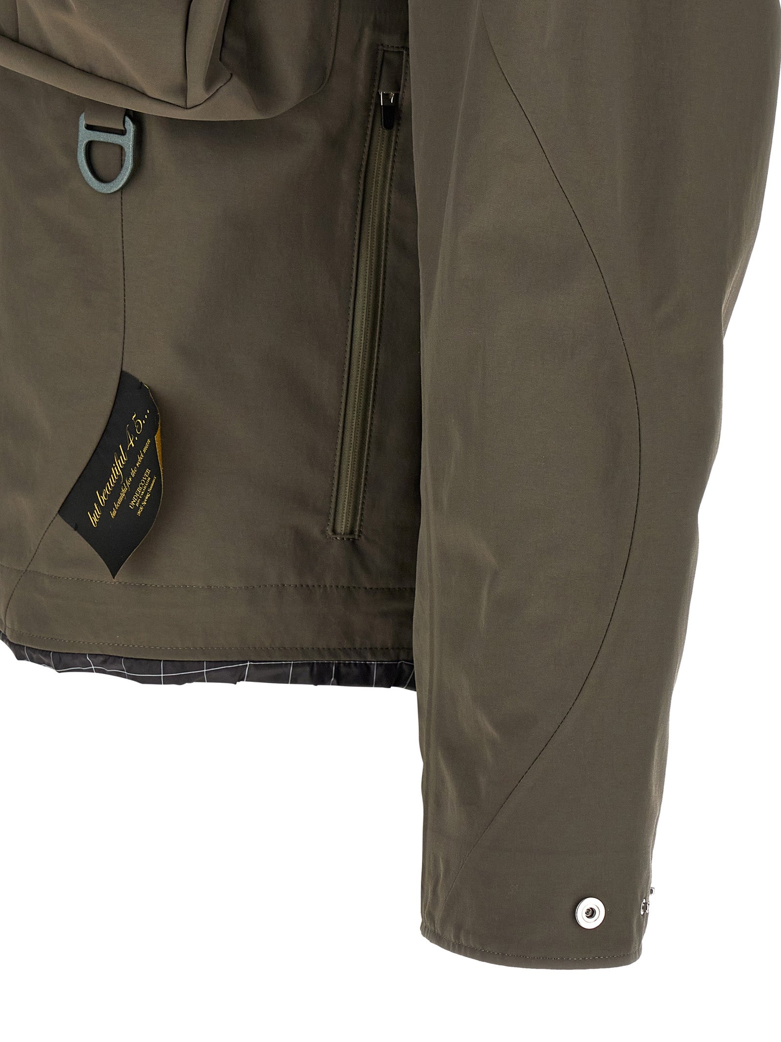 Undercover Gray Nylon Men's Parka