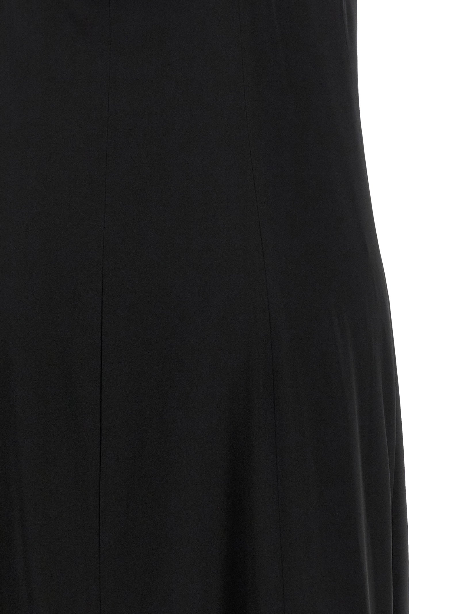 Peserico Black Viscose Long Women's Dress