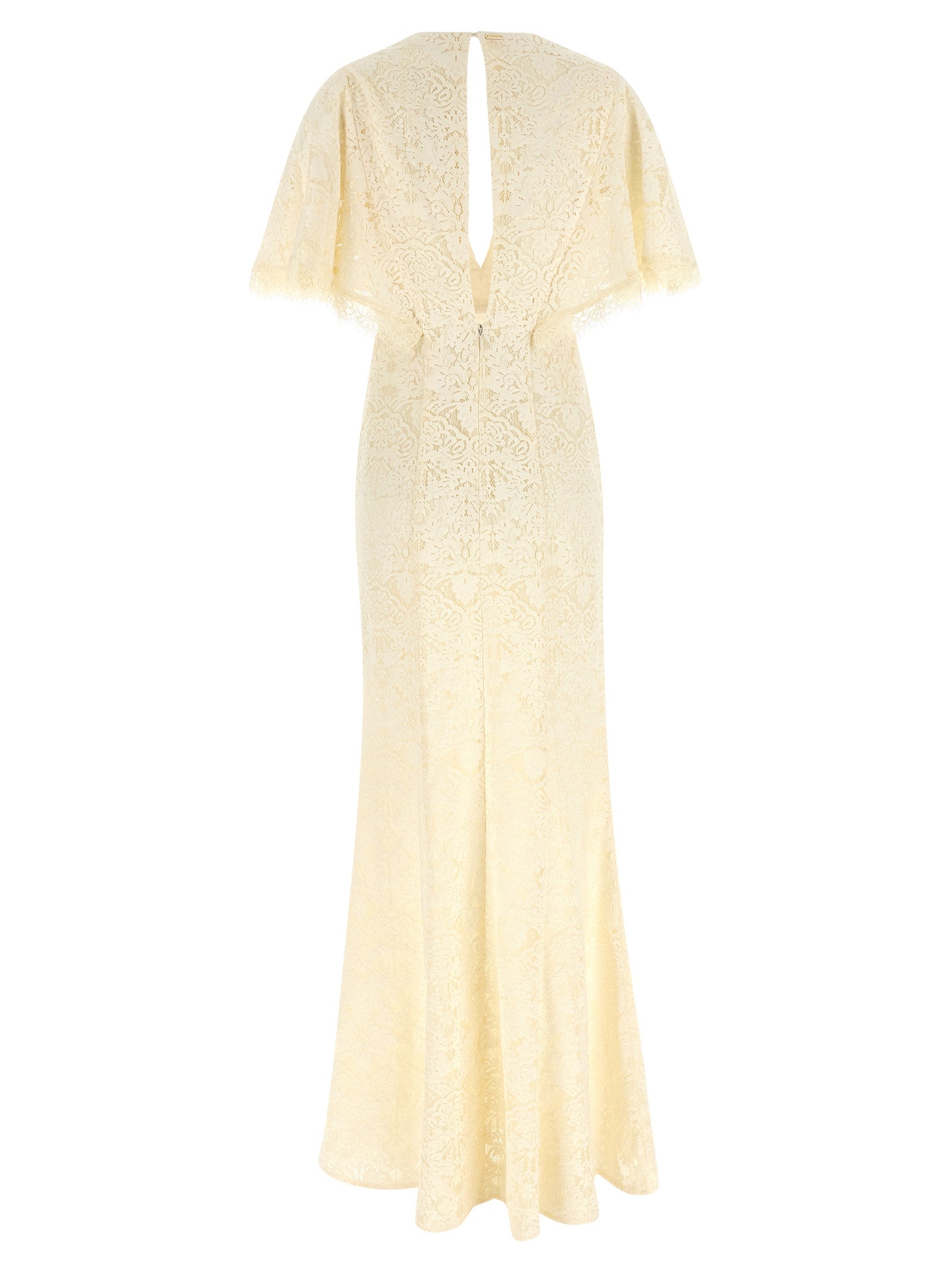 Twinset White Cotton Long Women's Dress