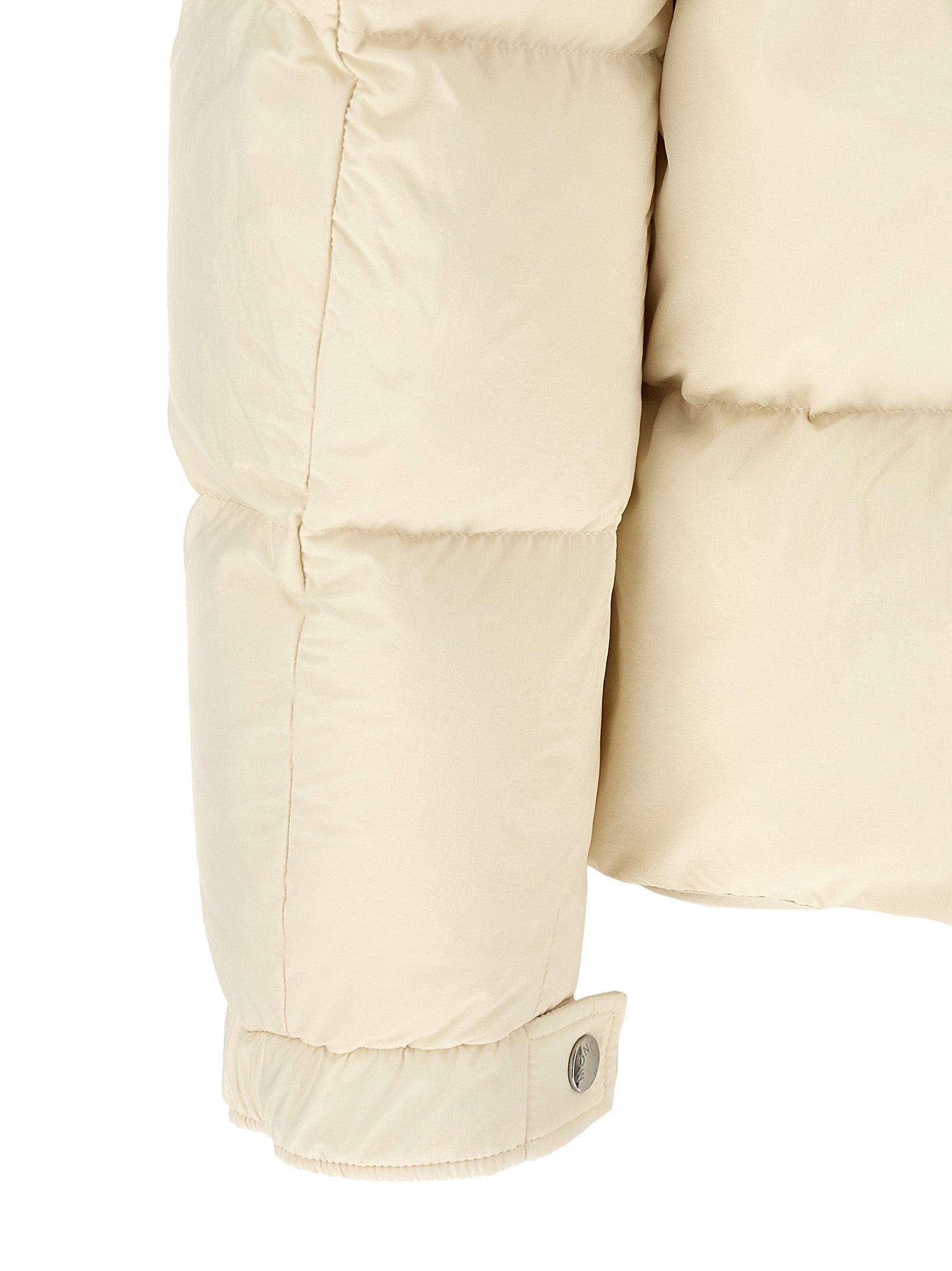 Moncler Beige Polyamide Full-Length Men's Jacket