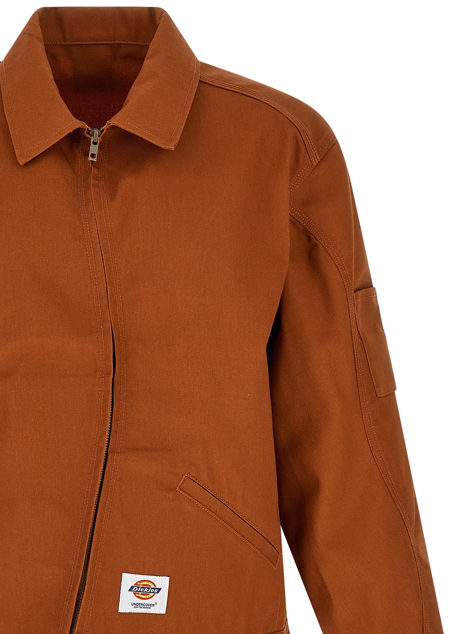 Undercover Brown Polyester Shell Men's Jacket