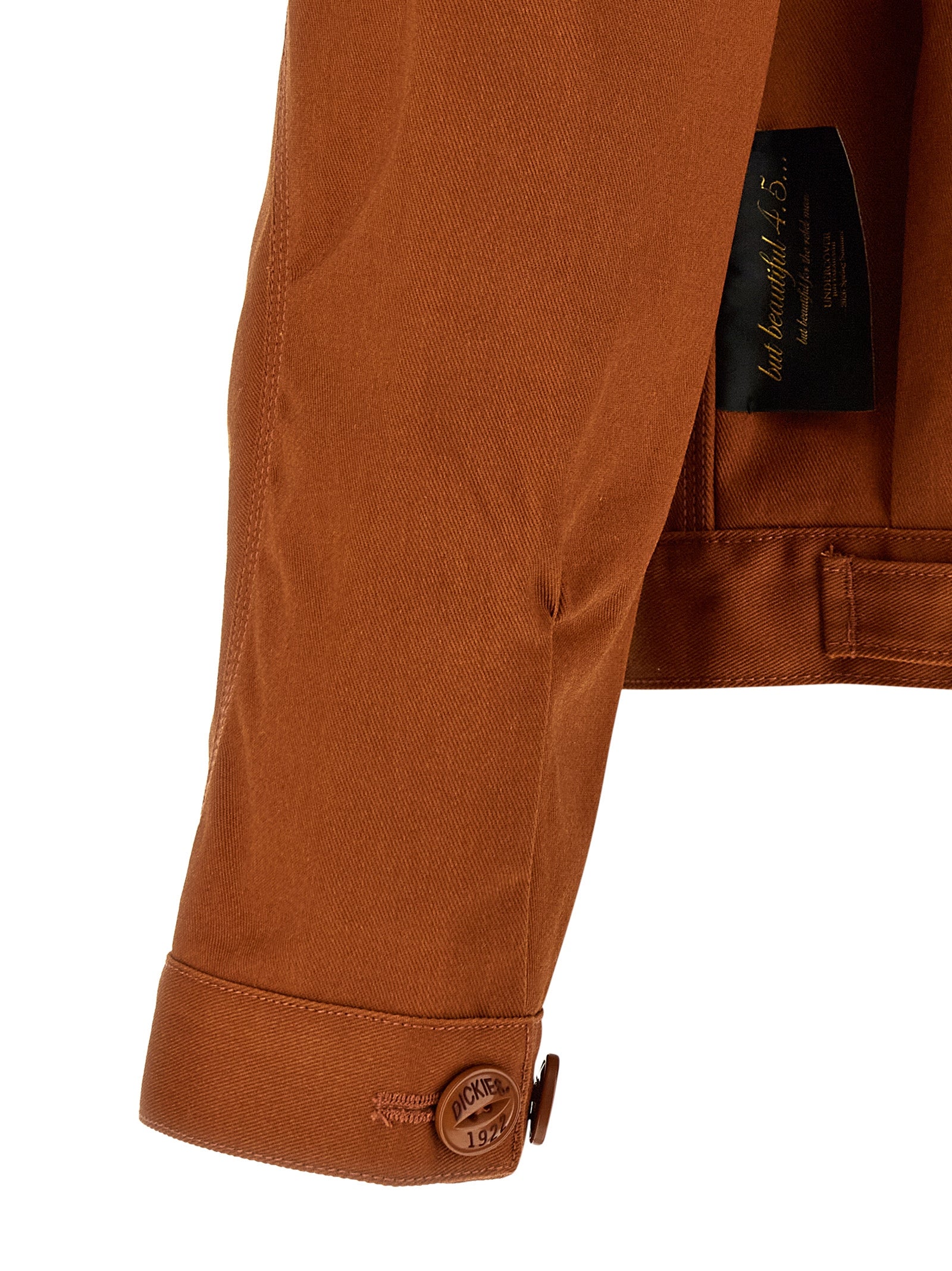 Undercover Brown Polyester Shell Men's Jacket