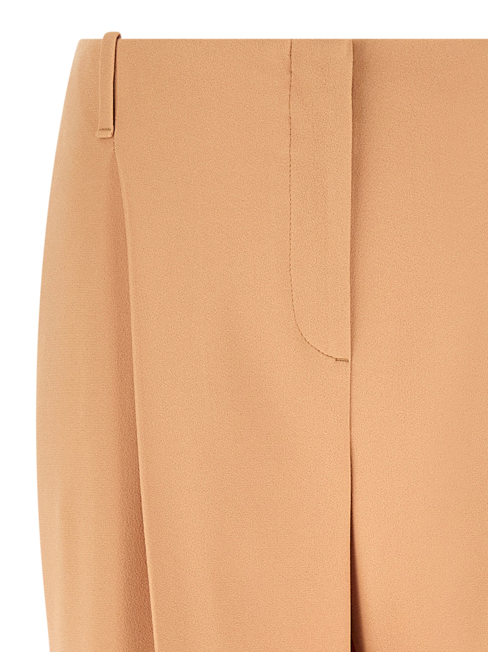 Ermanno Scervino Beige Acetate Casual Women's Pants