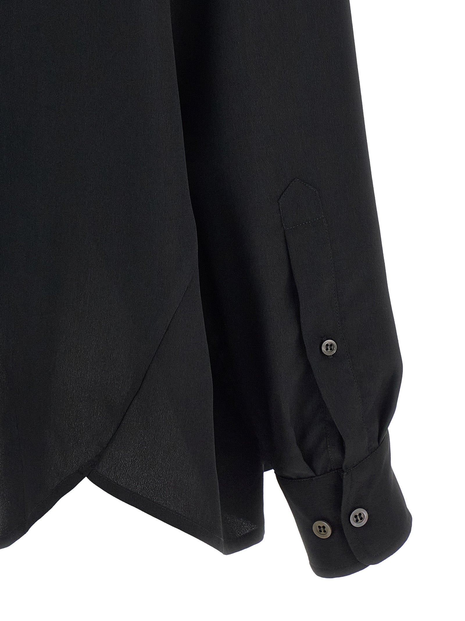 Dries Van Noten Black Polyester Women's Blouse