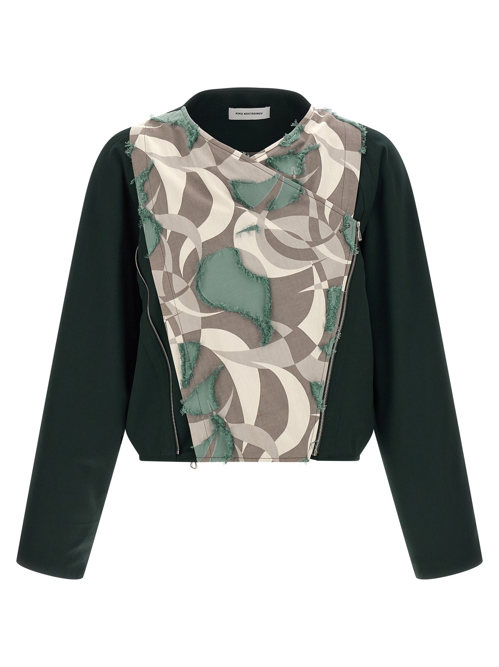Kiko Kostadinov Multicolor Virgin Wool Shell Men's Jacket