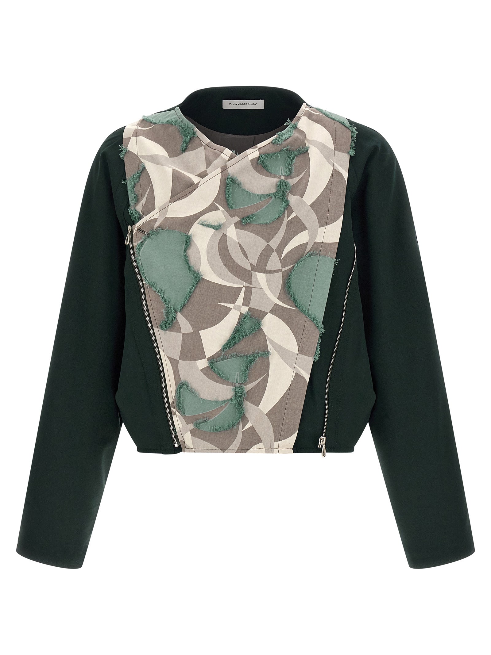 Kiko Kostadinov Multicolor Virgin Wool Shell Men's Jacket