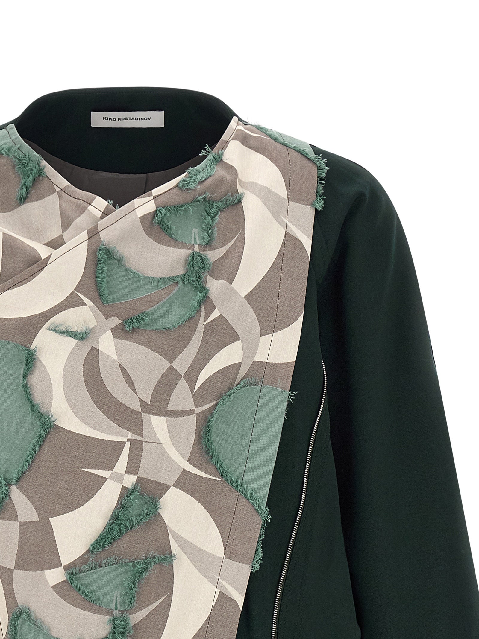 Kiko Kostadinov Multicolor Virgin Wool Shell Men's Jacket