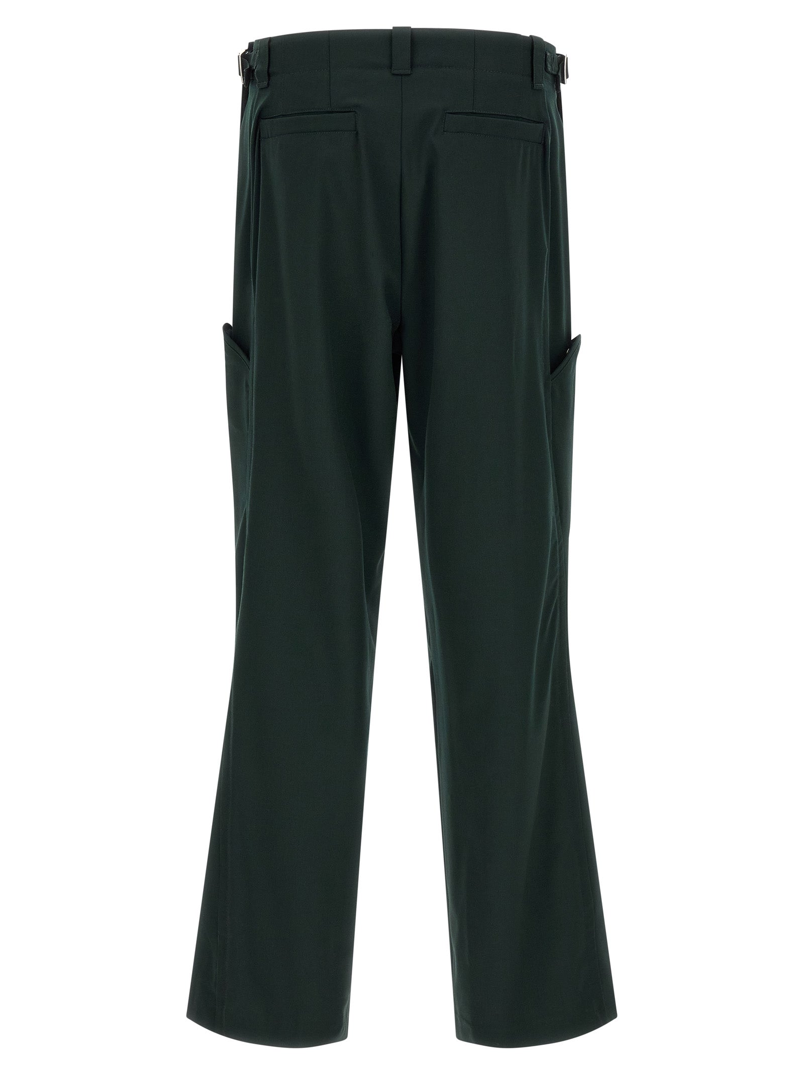 Kiko Kostadinov Bicolor Virgin Wool Casual Men's Pants