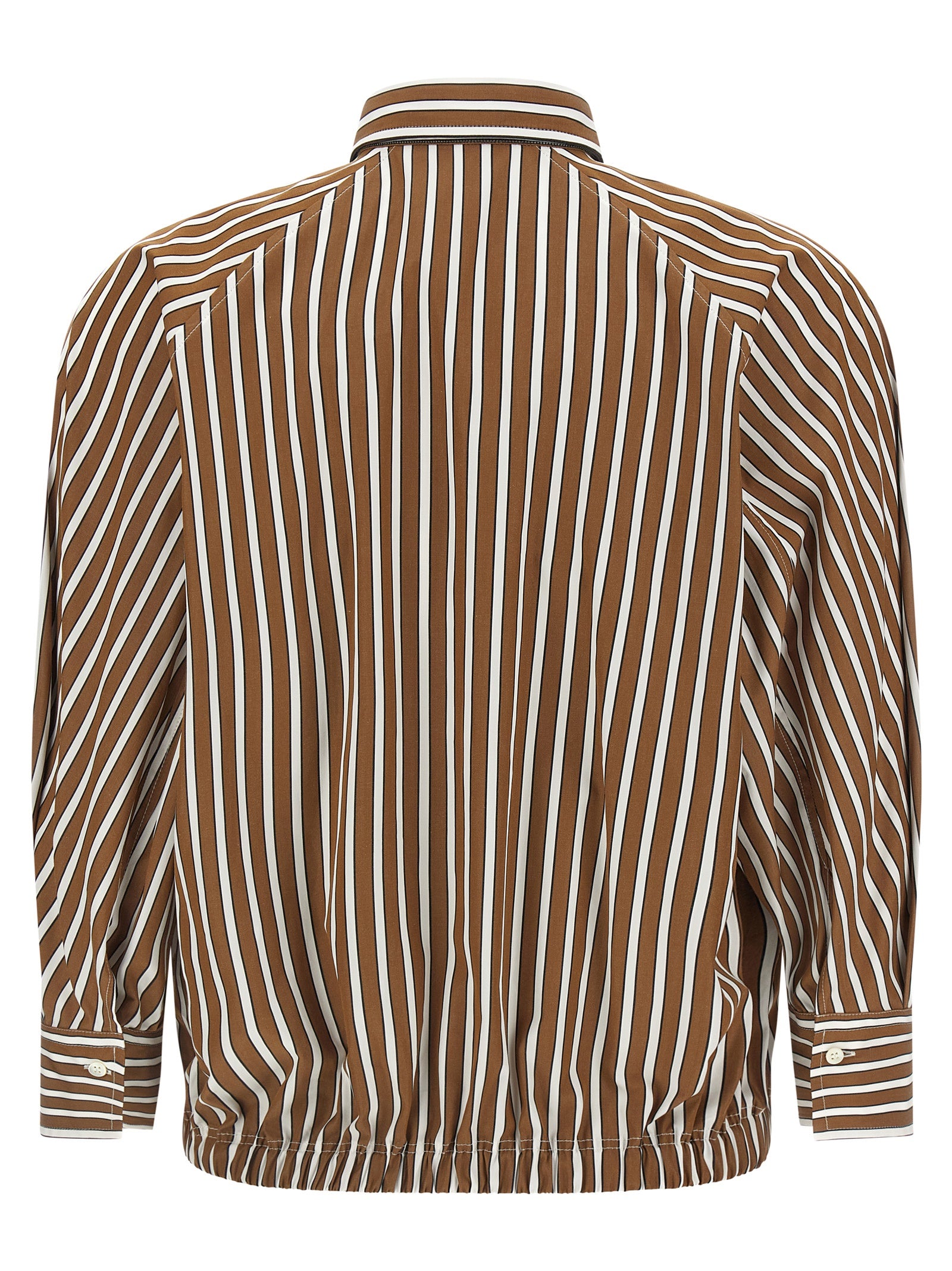 Brunello Cucinelli Brown Cotton Women's Blouse