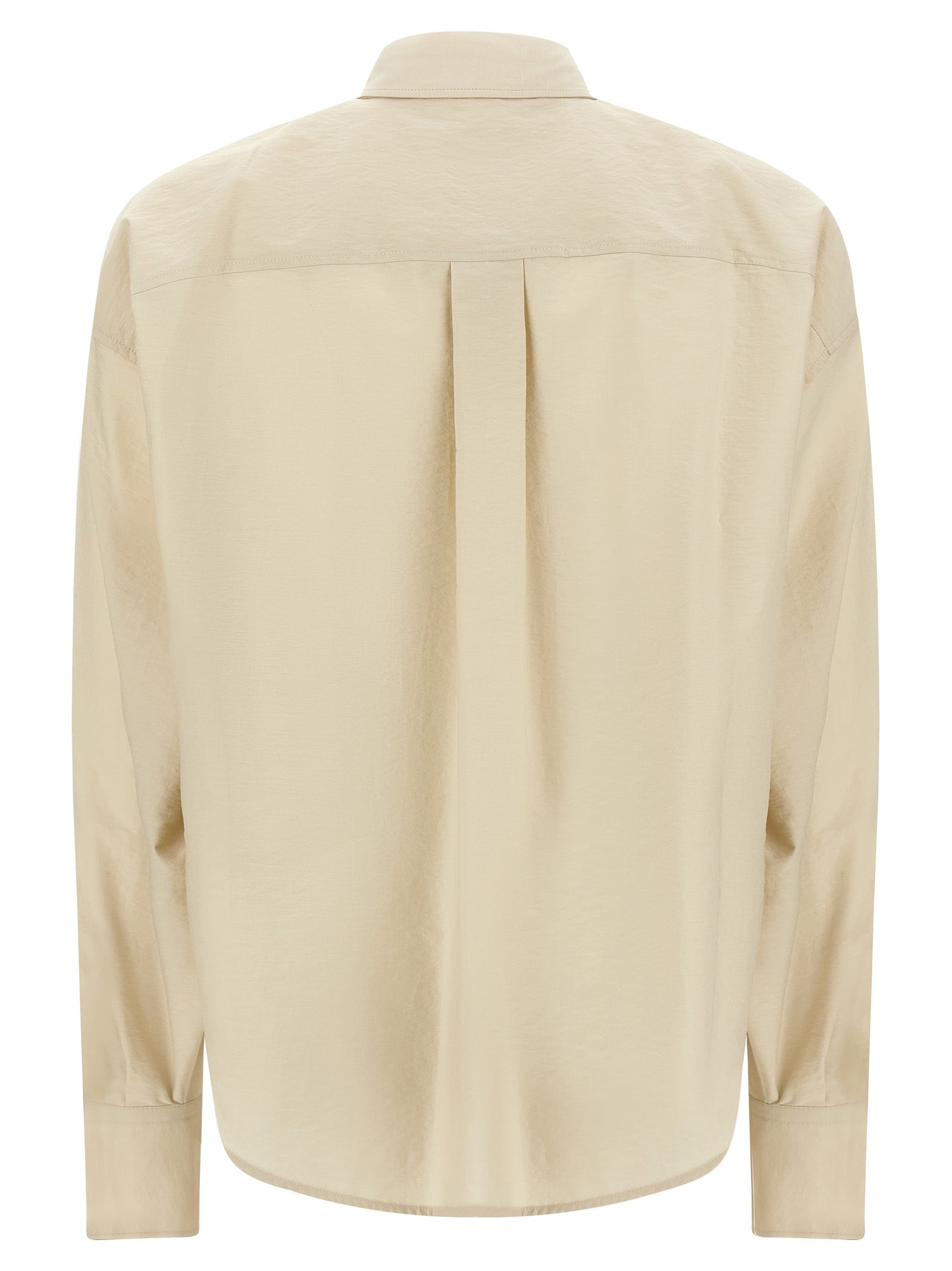 Brunello Cucinelli Beige Cotton Women's Blouse