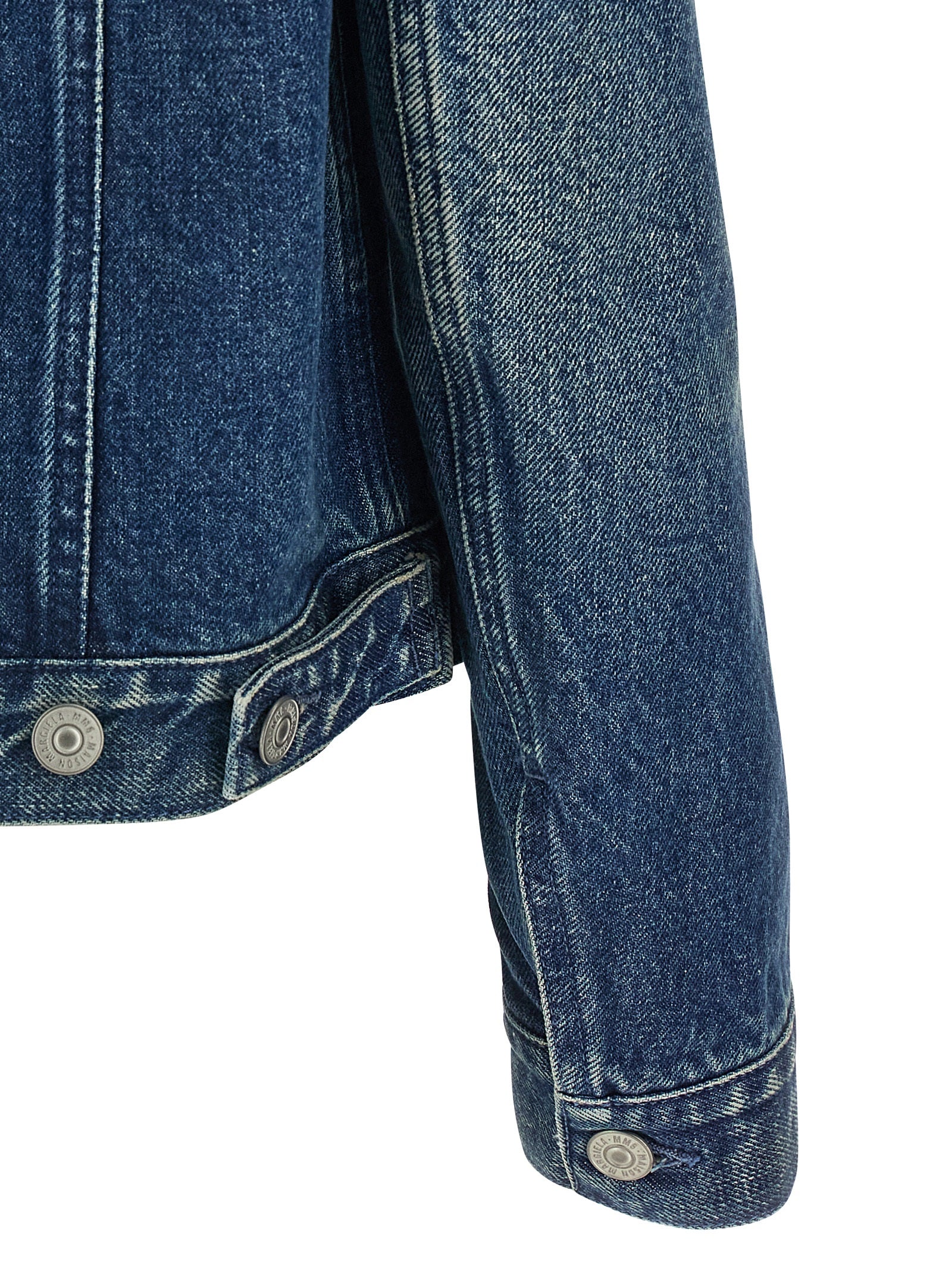 MM6 Maison Margiela Blue Cotton Denim Women's Jacket