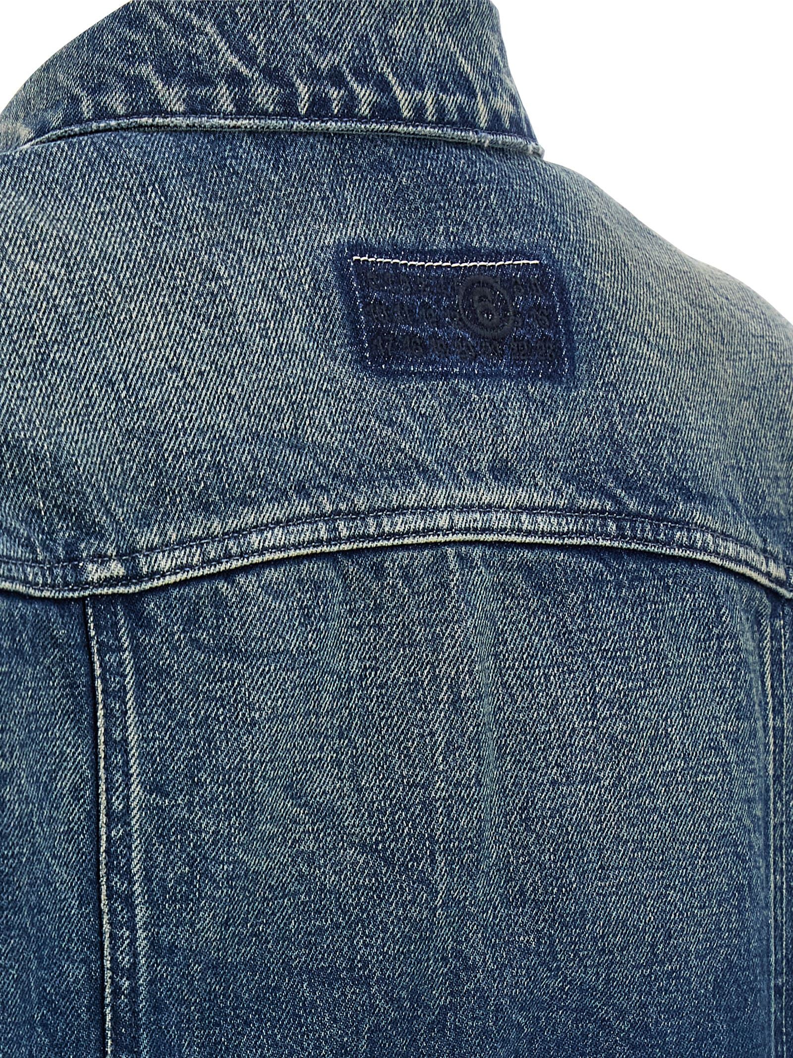 MM6 Maison Margiela Blue Cotton Denim Women's Jacket