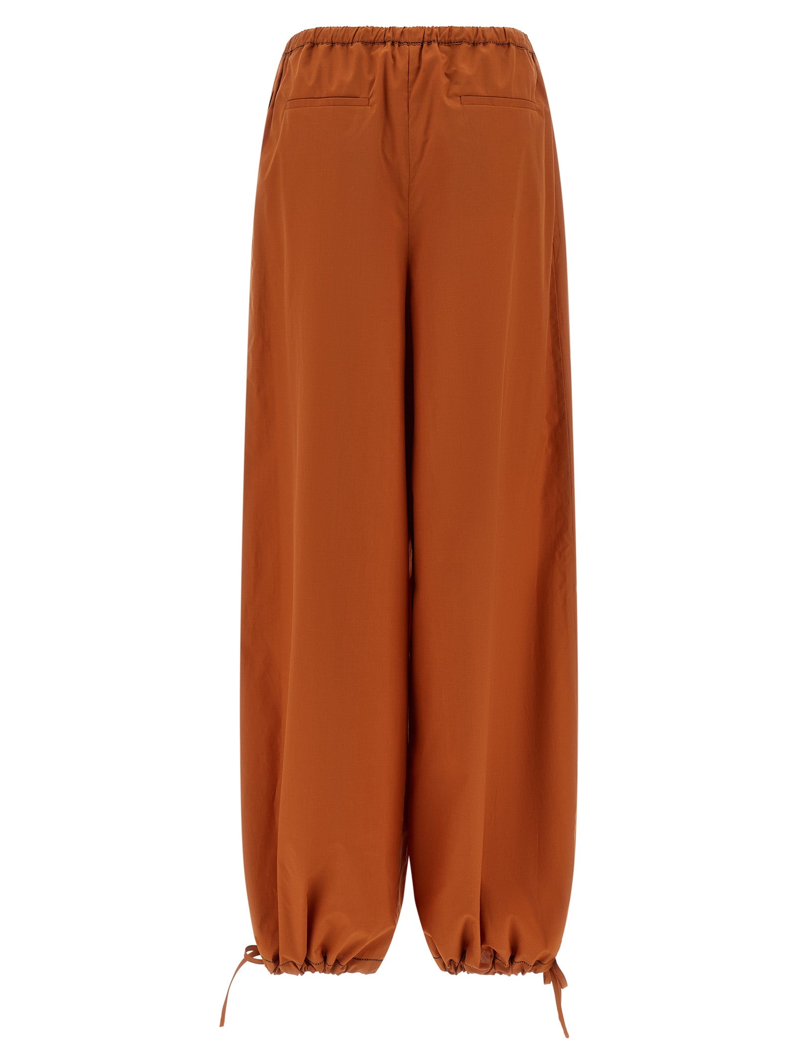 Marni Orange Cotton Casual Women's Pants