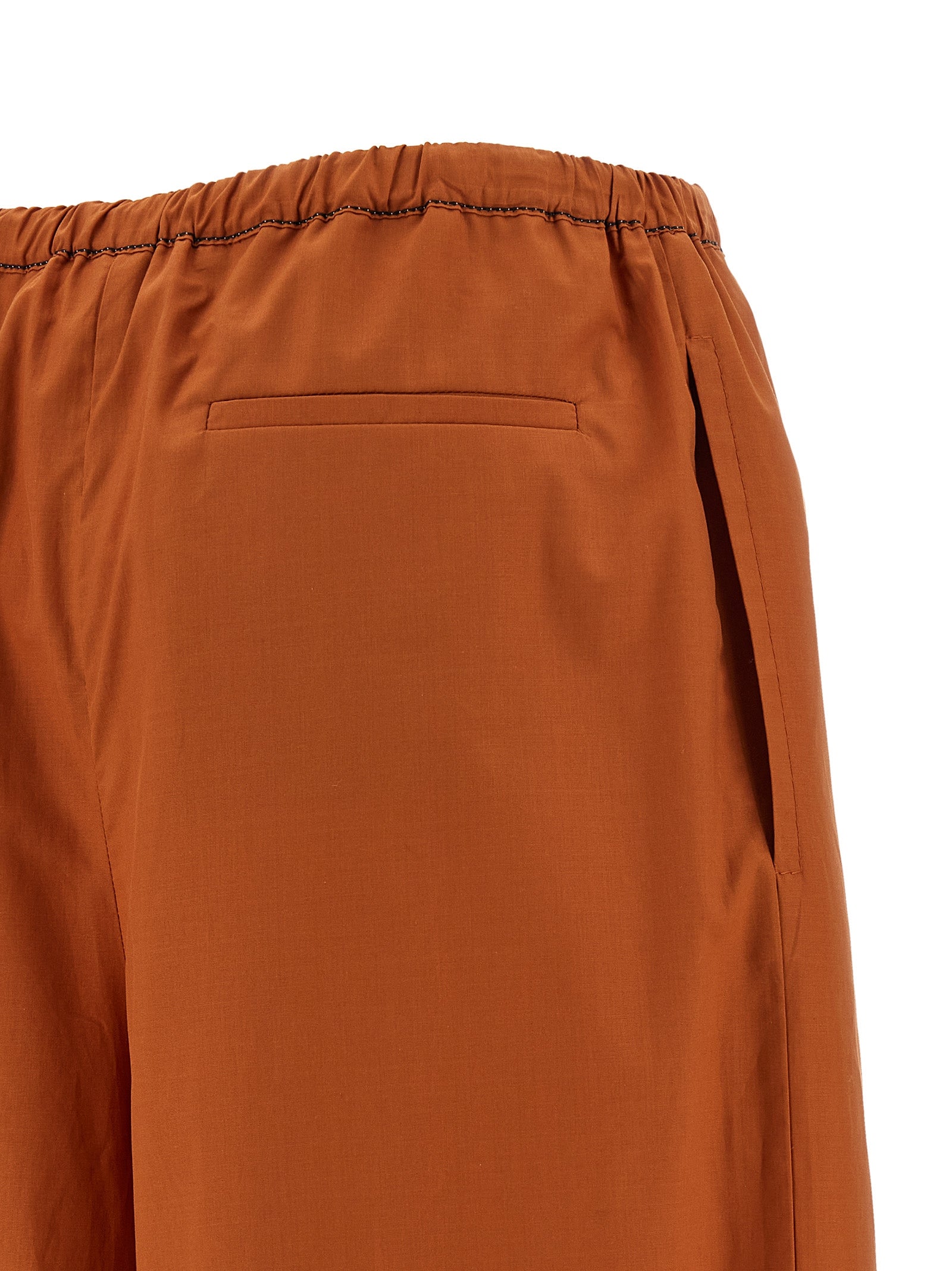 Marni Orange Cotton Casual Women's Pants