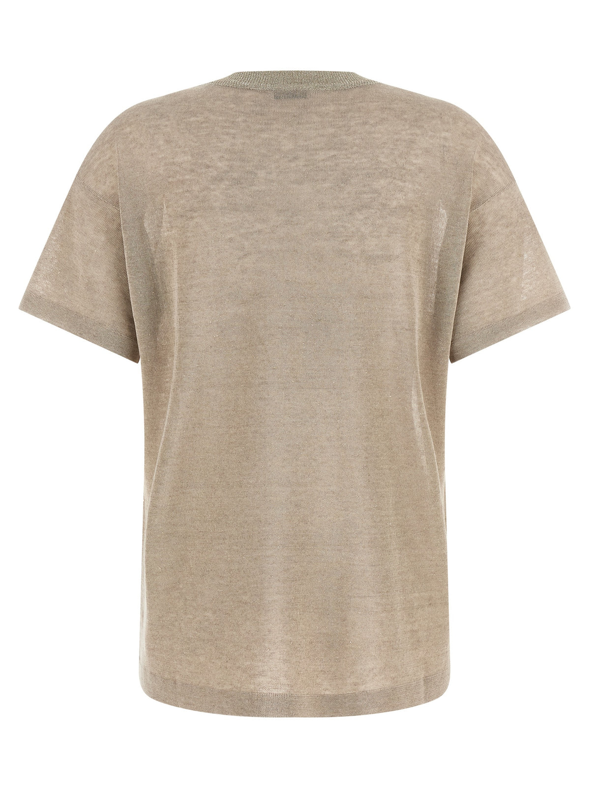 Brunello Cucinelli Beige Linen Women's Cardigan