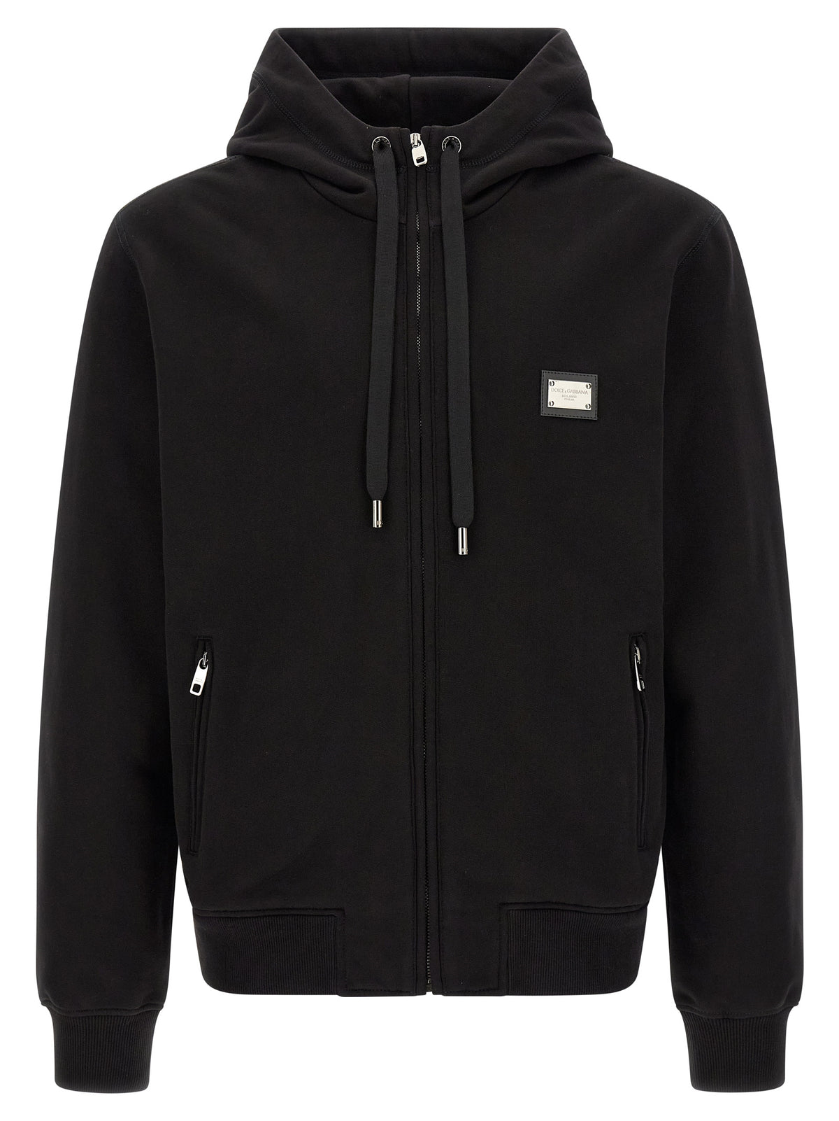 Dolce & Gabbana Black Cotton Men's Sweatshirt