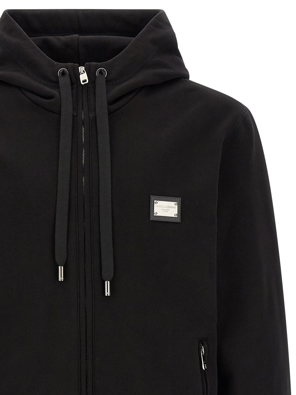 Dolce & Gabbana Black Cotton Men's Sweatshirt