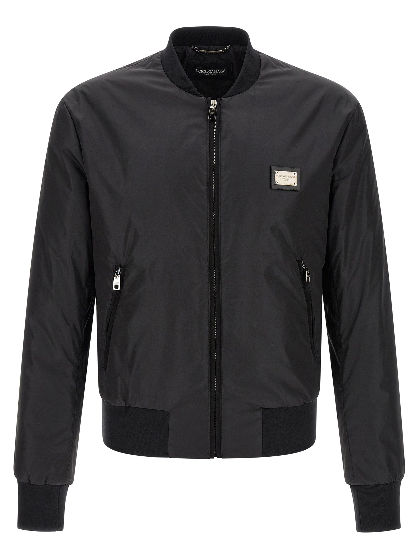 Dolce & Gabbana Black Polyamide Men's Bomber