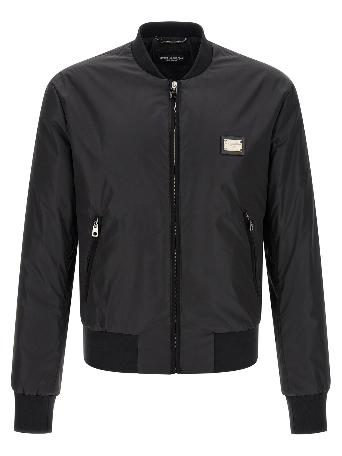 Dolce & Gabbana Black Polyamide Men's Bomber