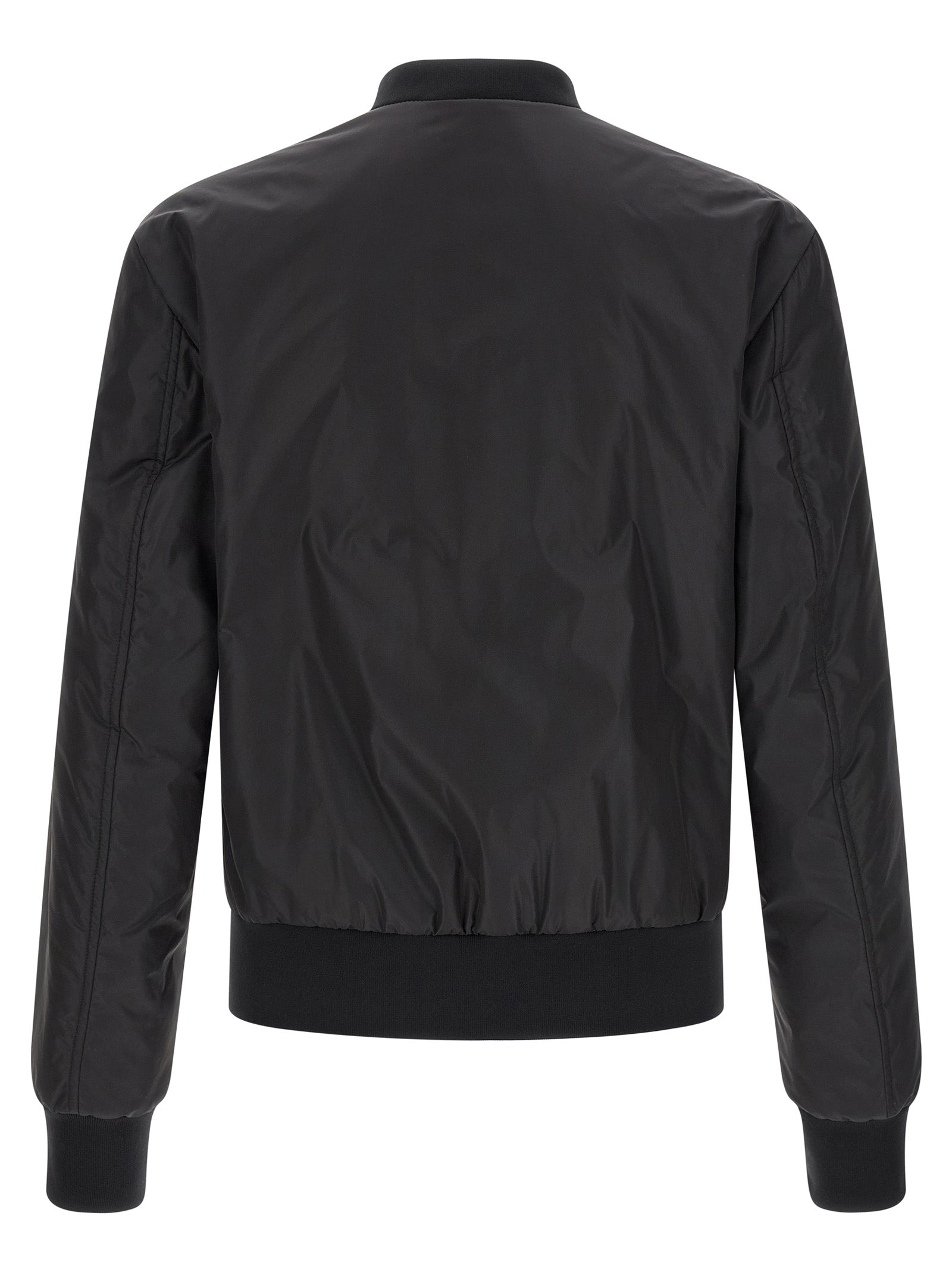 Dolce & Gabbana Black Polyamide Men's Bomber