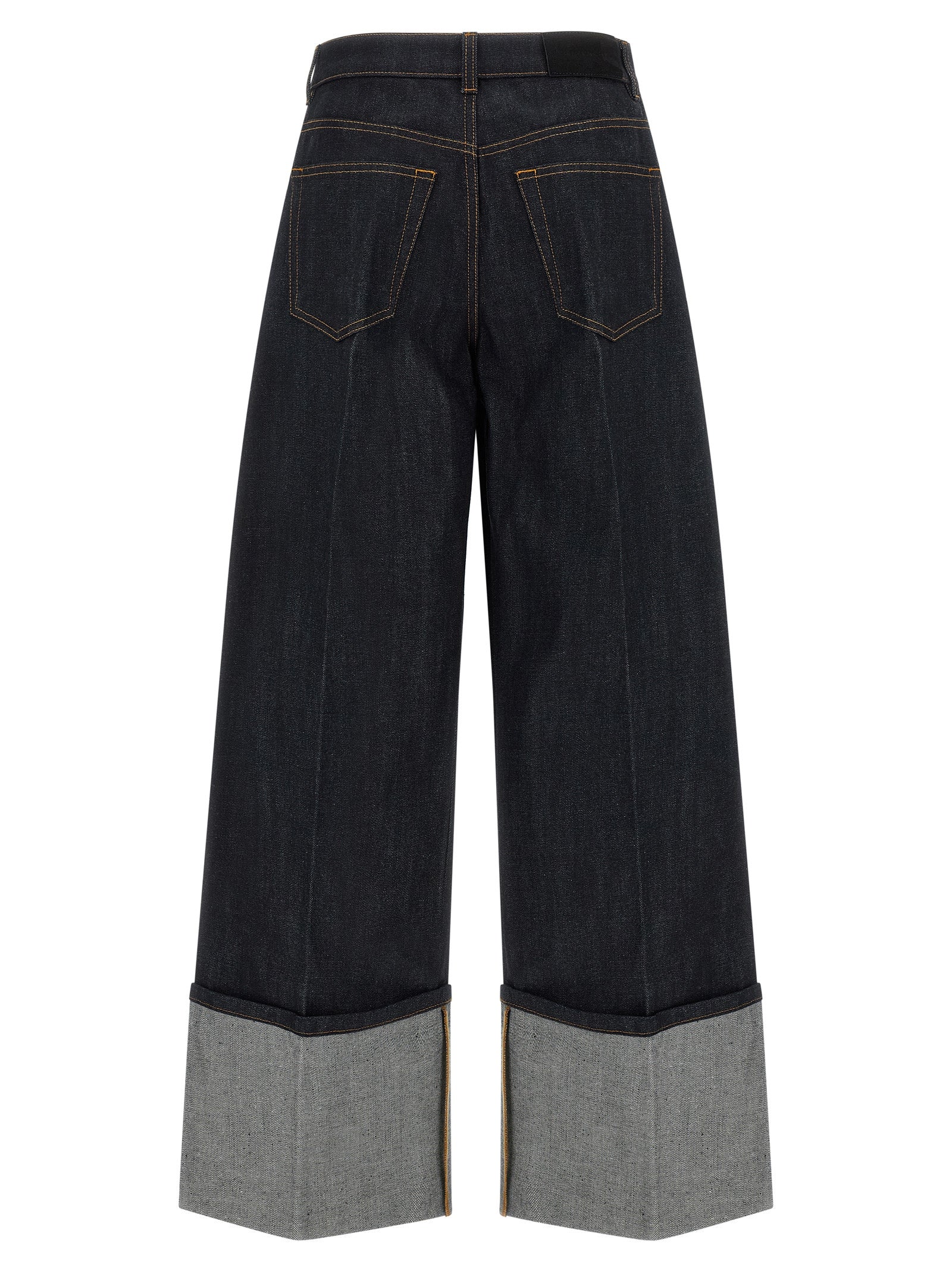 Givenchy Blue Cotton Flared Women's Jeans