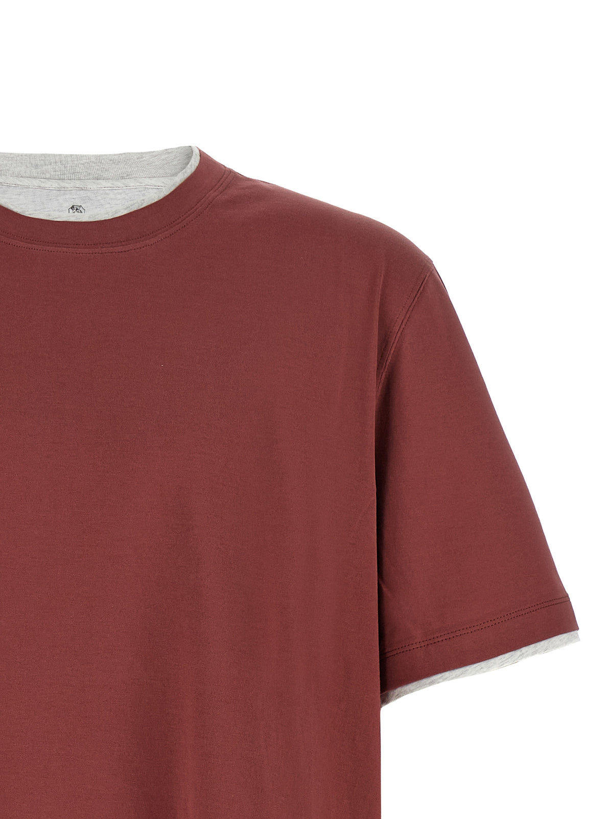 Brunello Cucinelli Multicolor Cotton Men's T-Shirt