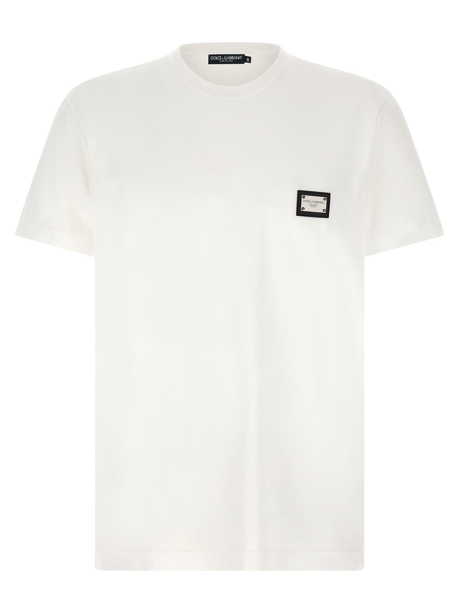 Dolce & Gabbana White Cotton Men's T-Shirt
