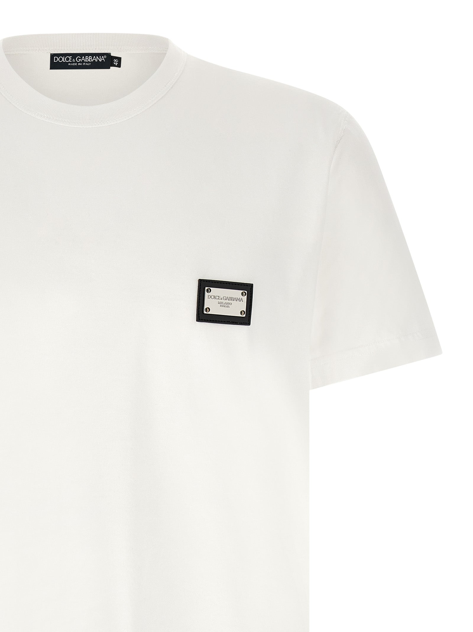 Dolce & Gabbana White Cotton Men's T-Shirt