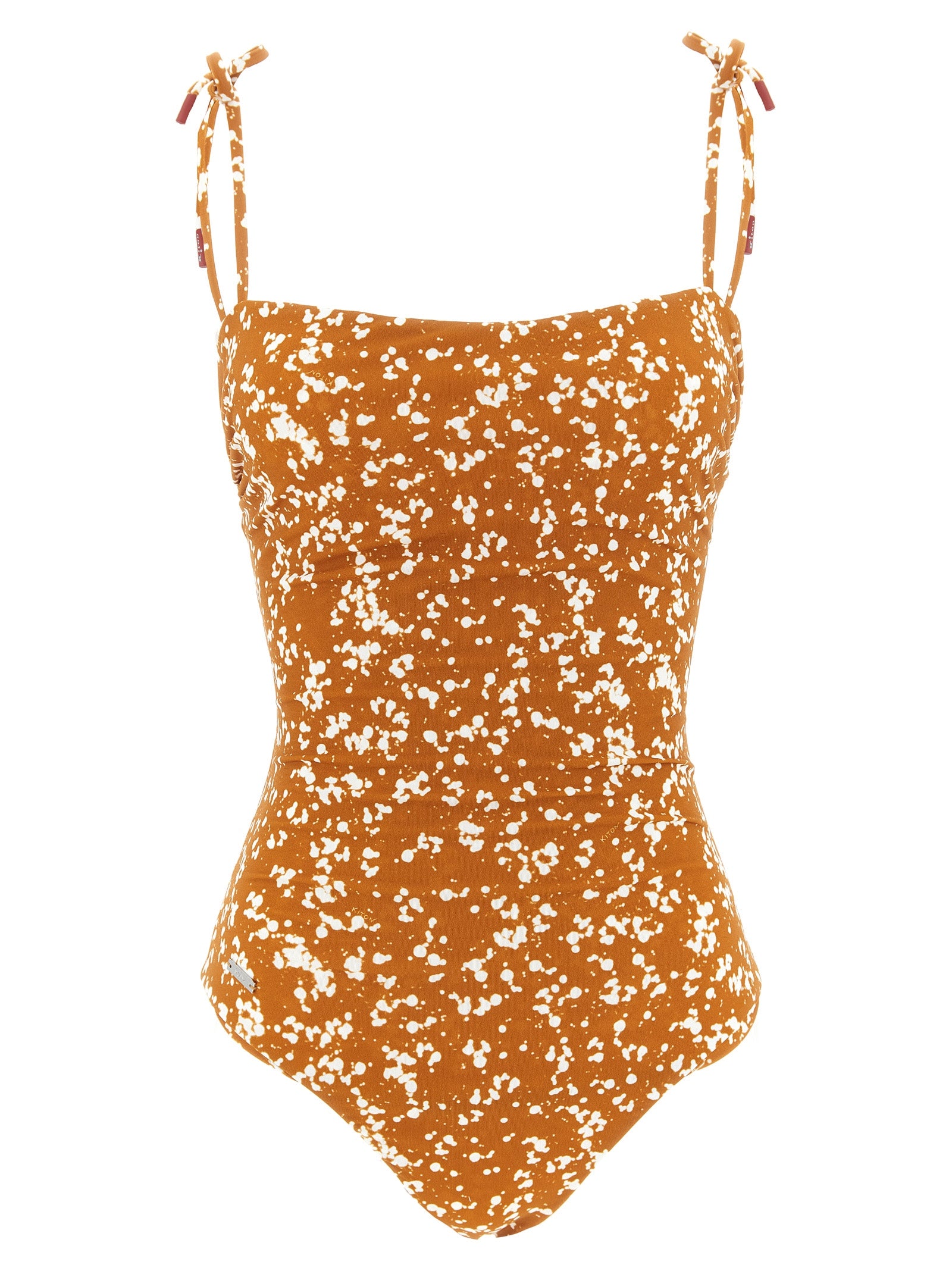 Kiton Brown Polyamide One-Piece Women's Swimsuit