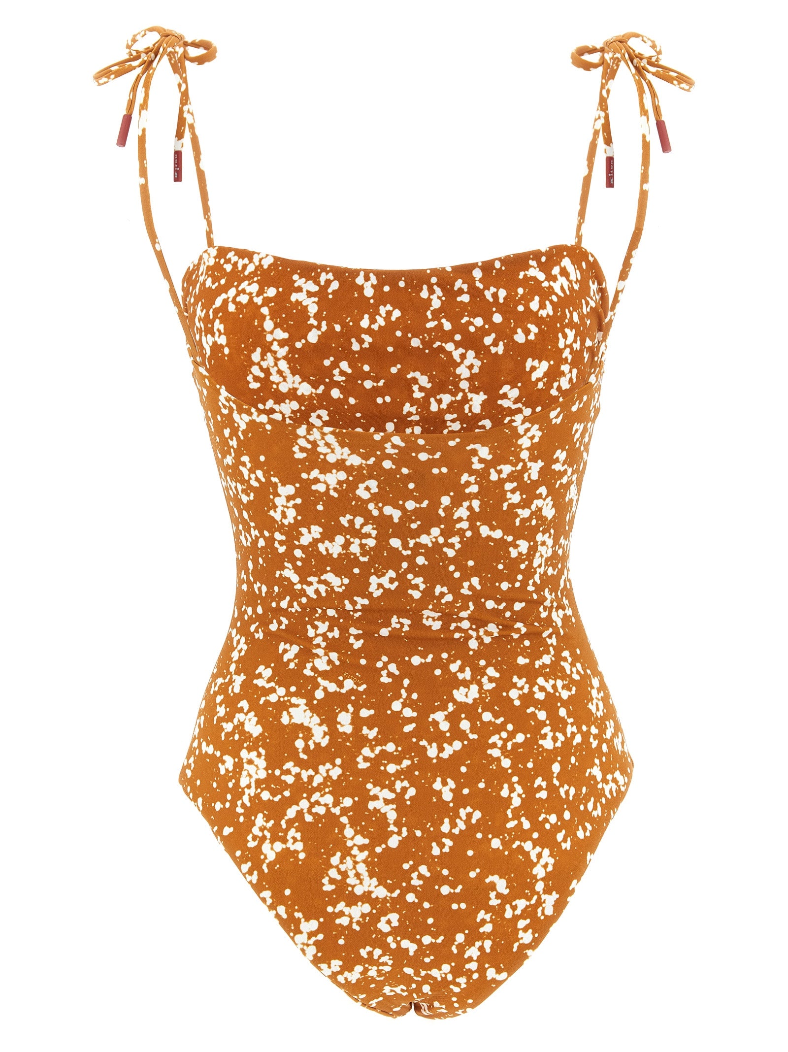 Kiton Brown Polyamide One-Piece Women's Swimsuit