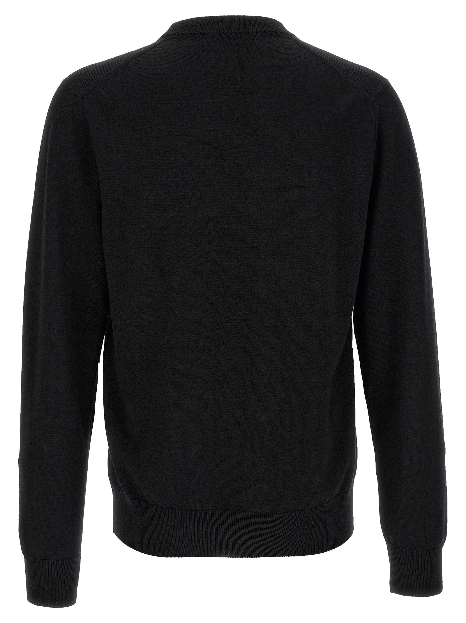 Dolce & Gabbana Black Virgin Wool Men's Cardigan