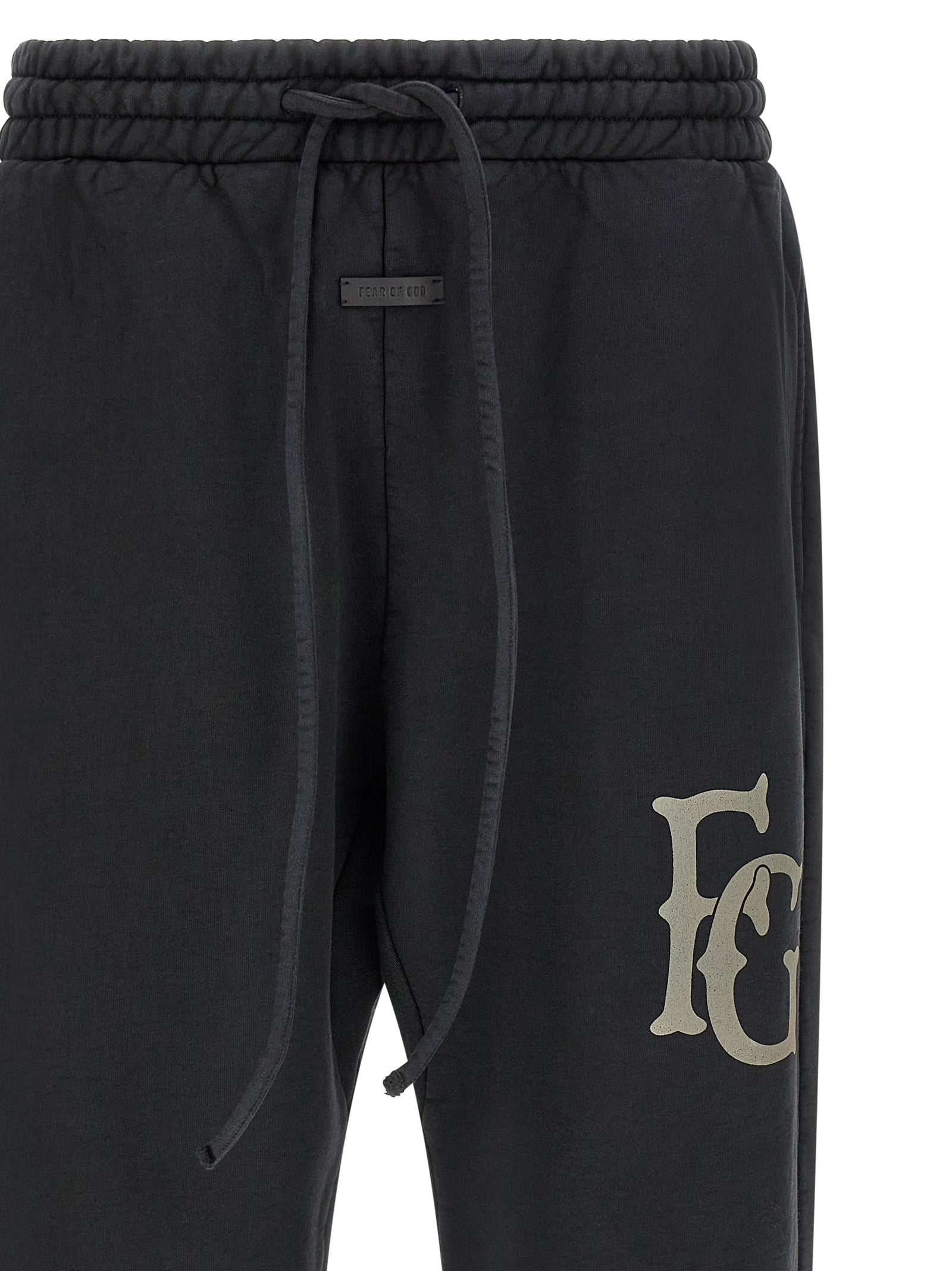 Fear Of God Black Cotton Joggers (Workout Men's Pants)