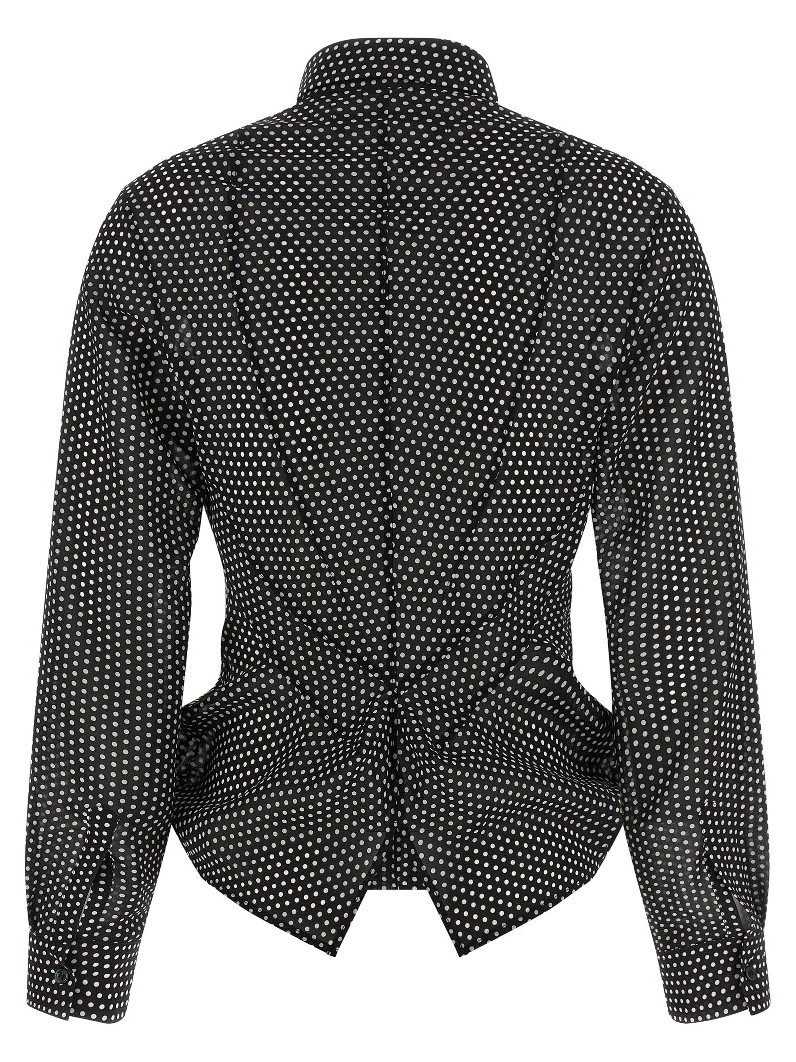 Junya Watanabe Bicolor Polyester Women's Blouse