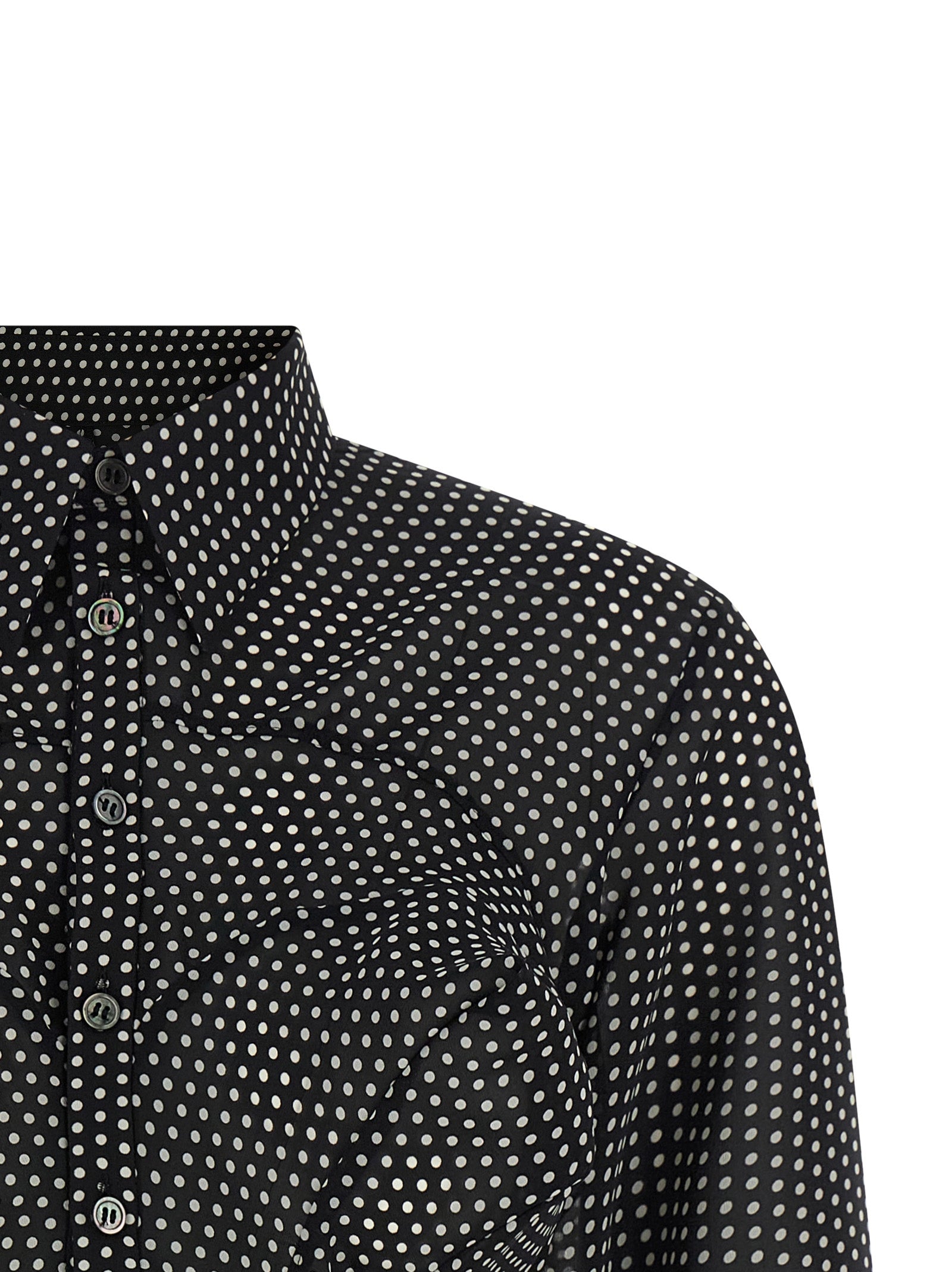 Junya Watanabe Bicolor Polyester Women's Blouse