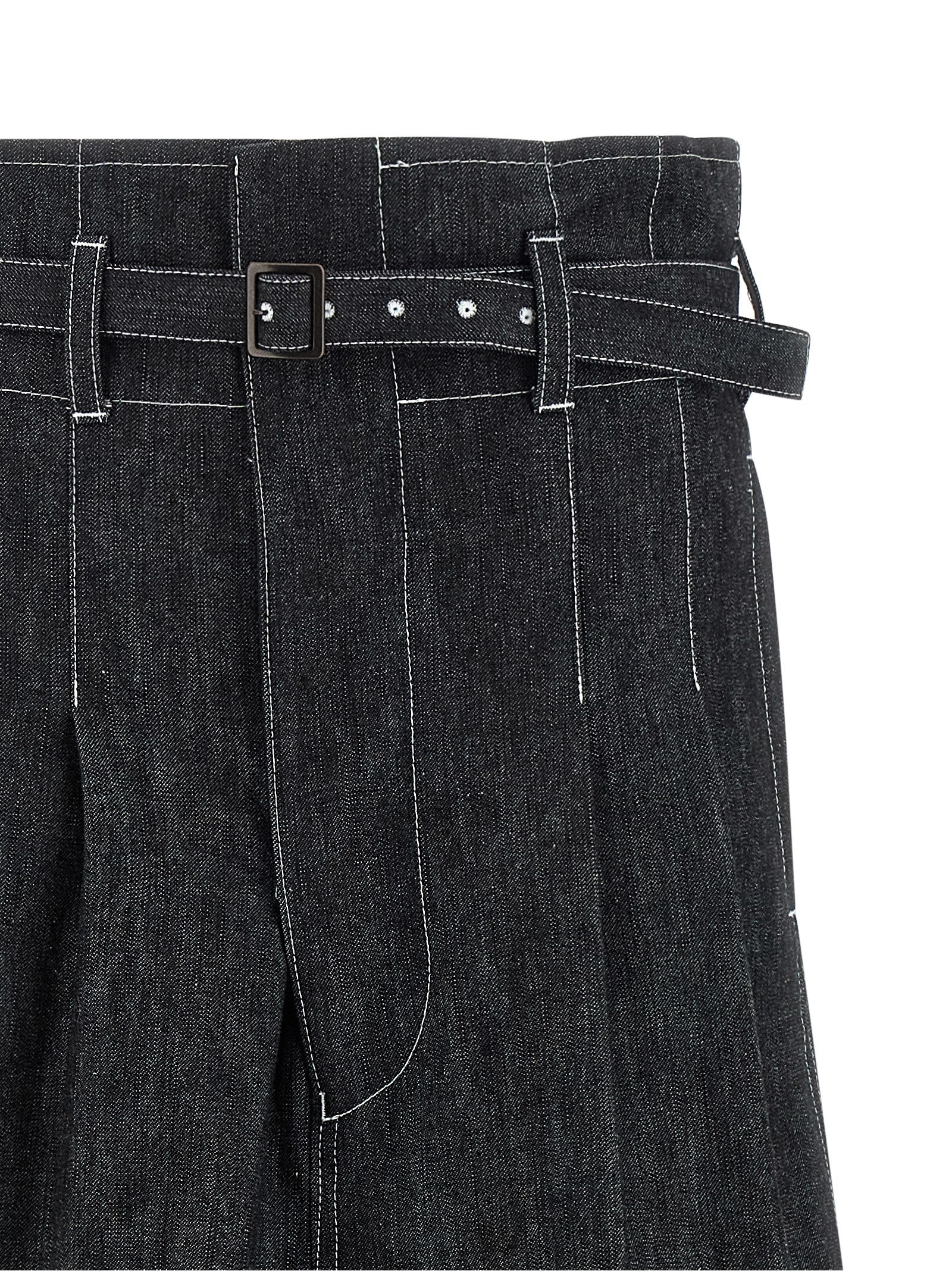 Junya Watanabe Black Cotton Bermuda Women's Shorts