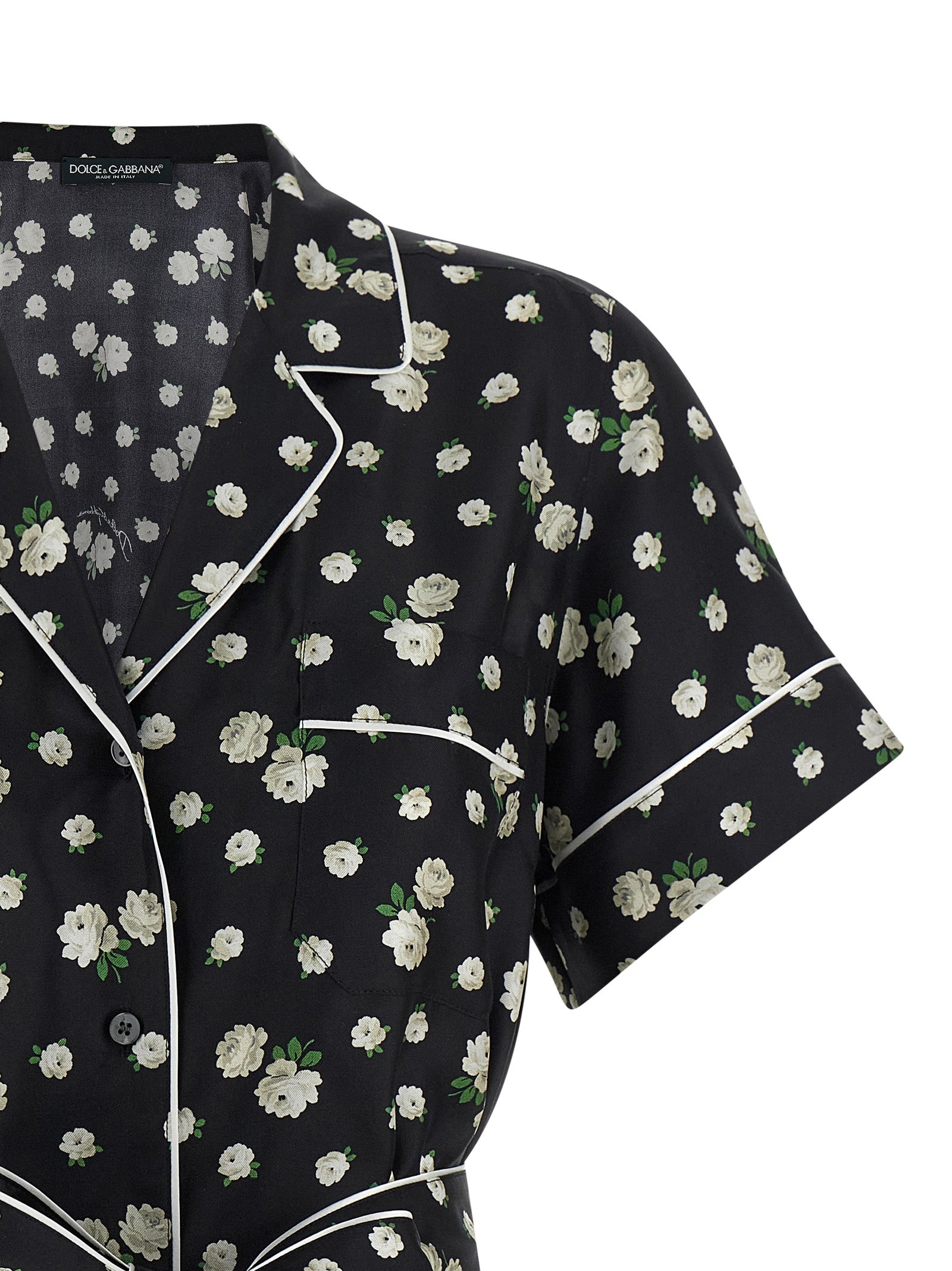 Dolce & Gabbana Black Silk Women's Blouse