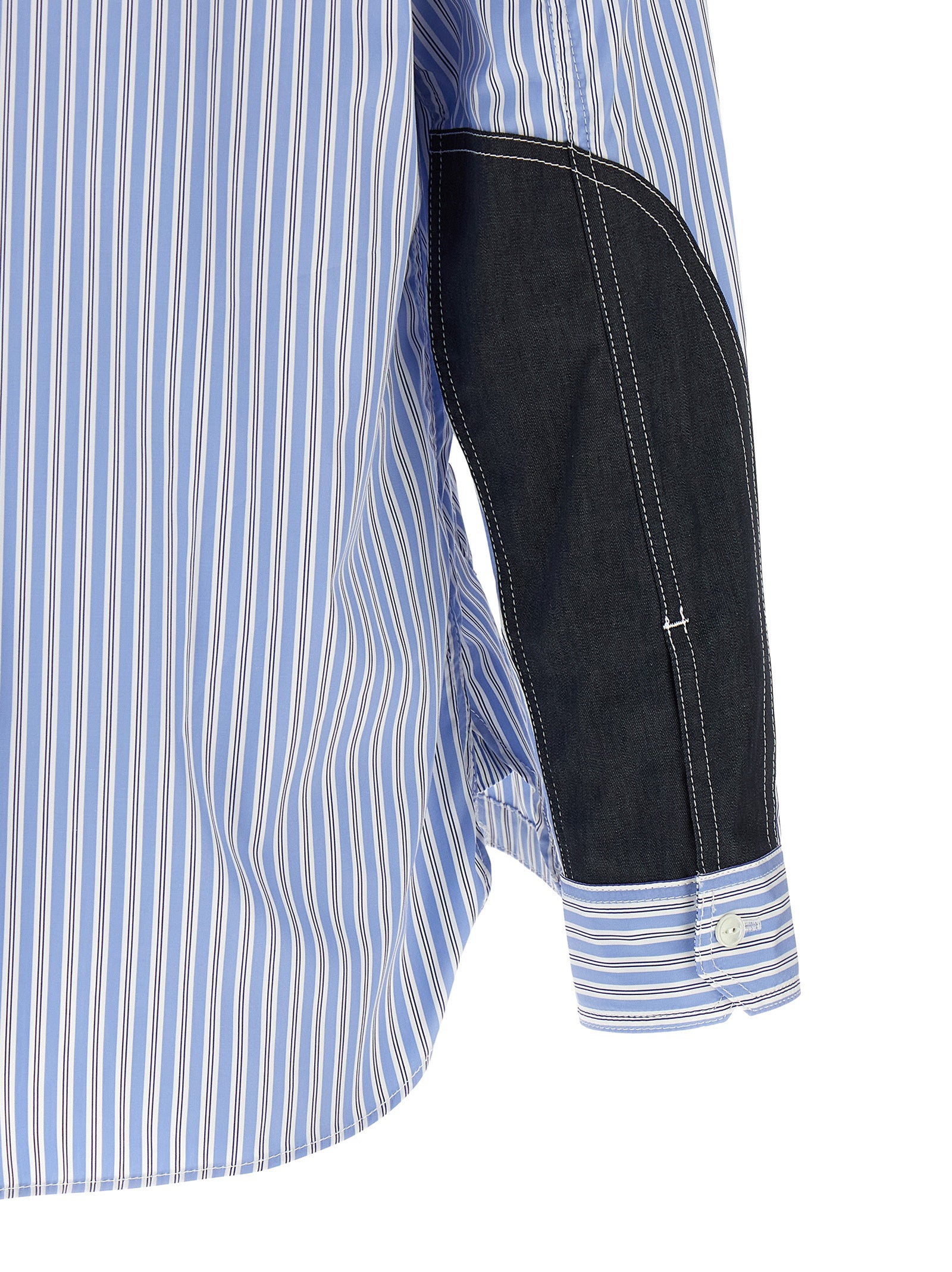 Junya Watanabe Blue Cotton Men's Blouse