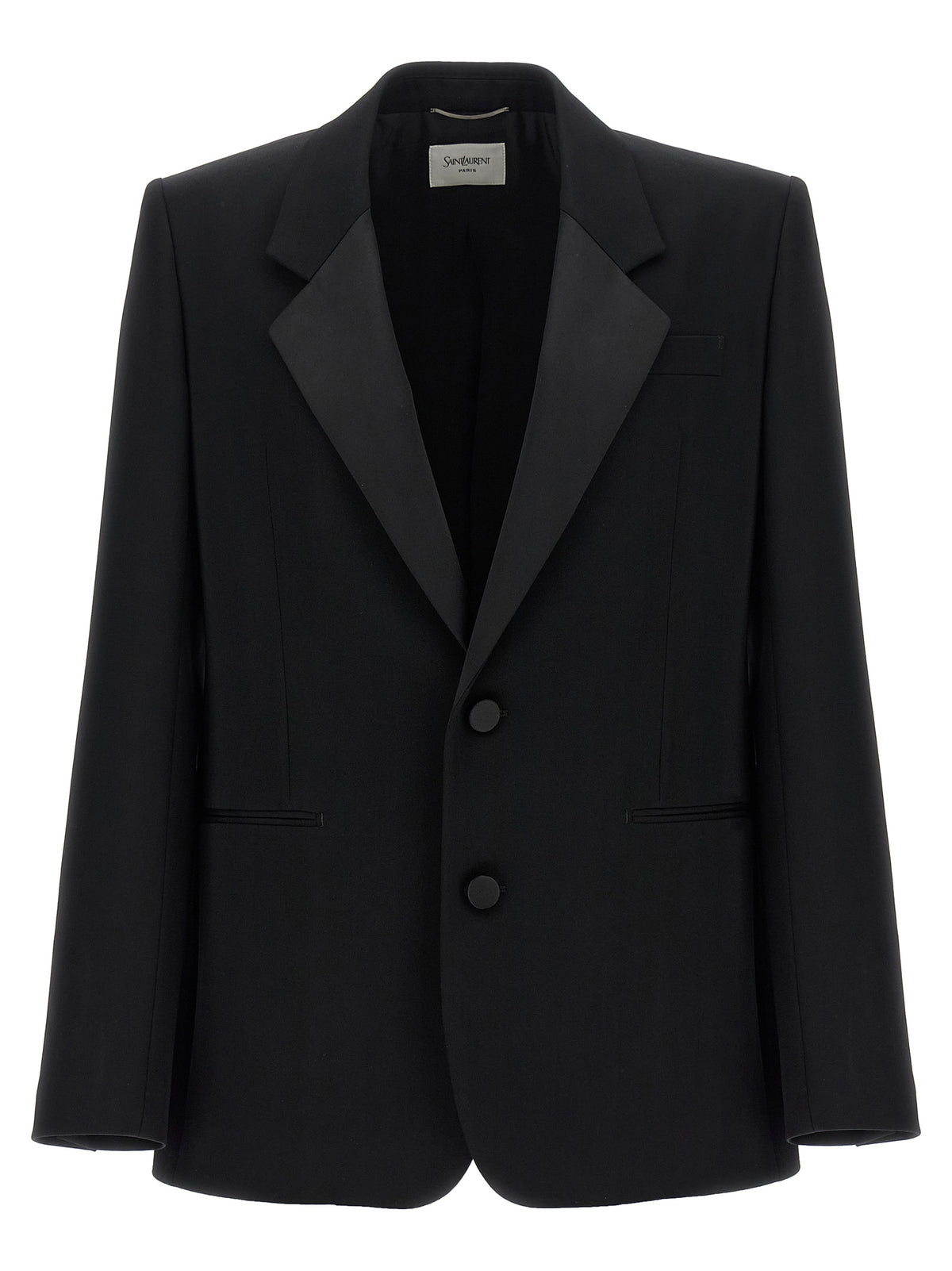 Saint Laurent Black Wool Men's Blazer