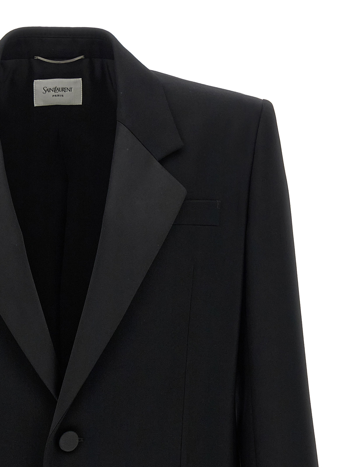 Saint Laurent Black Wool Men's Blazer