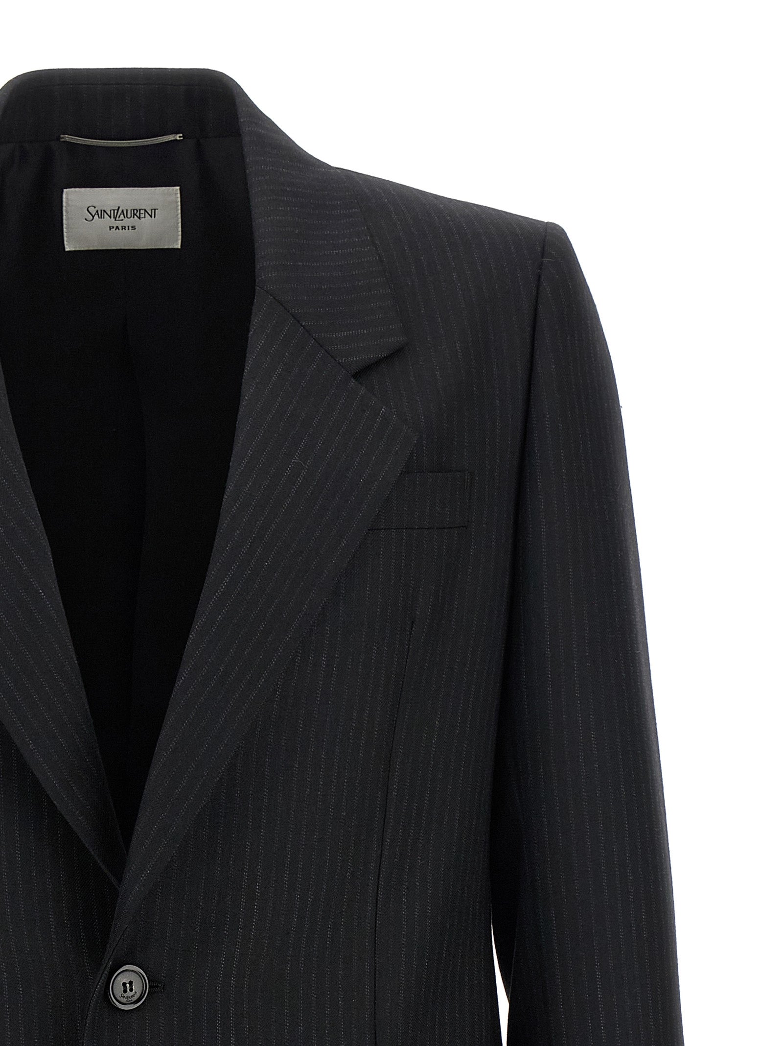 Saint Laurent Black Wool Men's Blazer