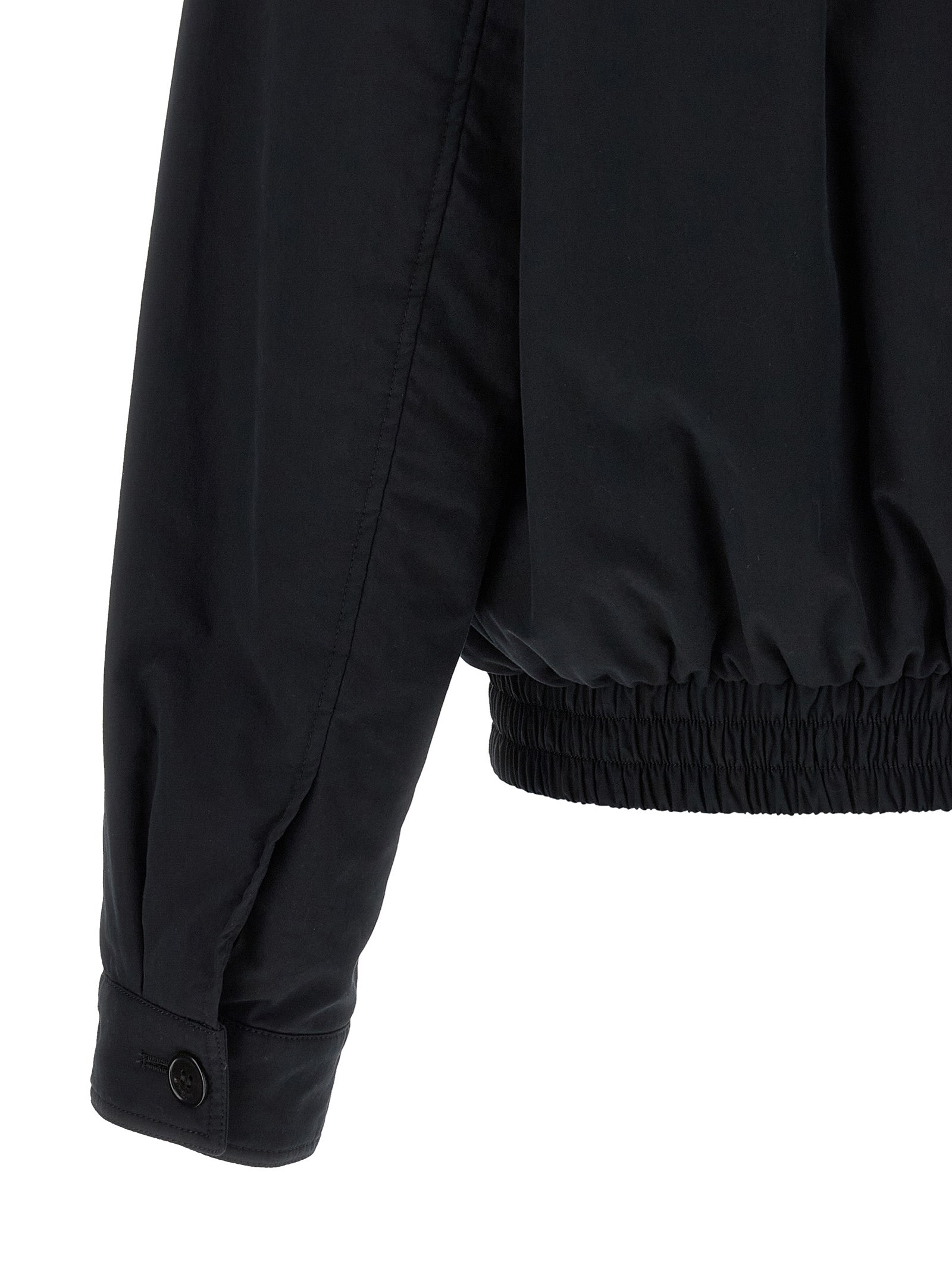Saint Laurent Black Cotton Shell Men's Jacket