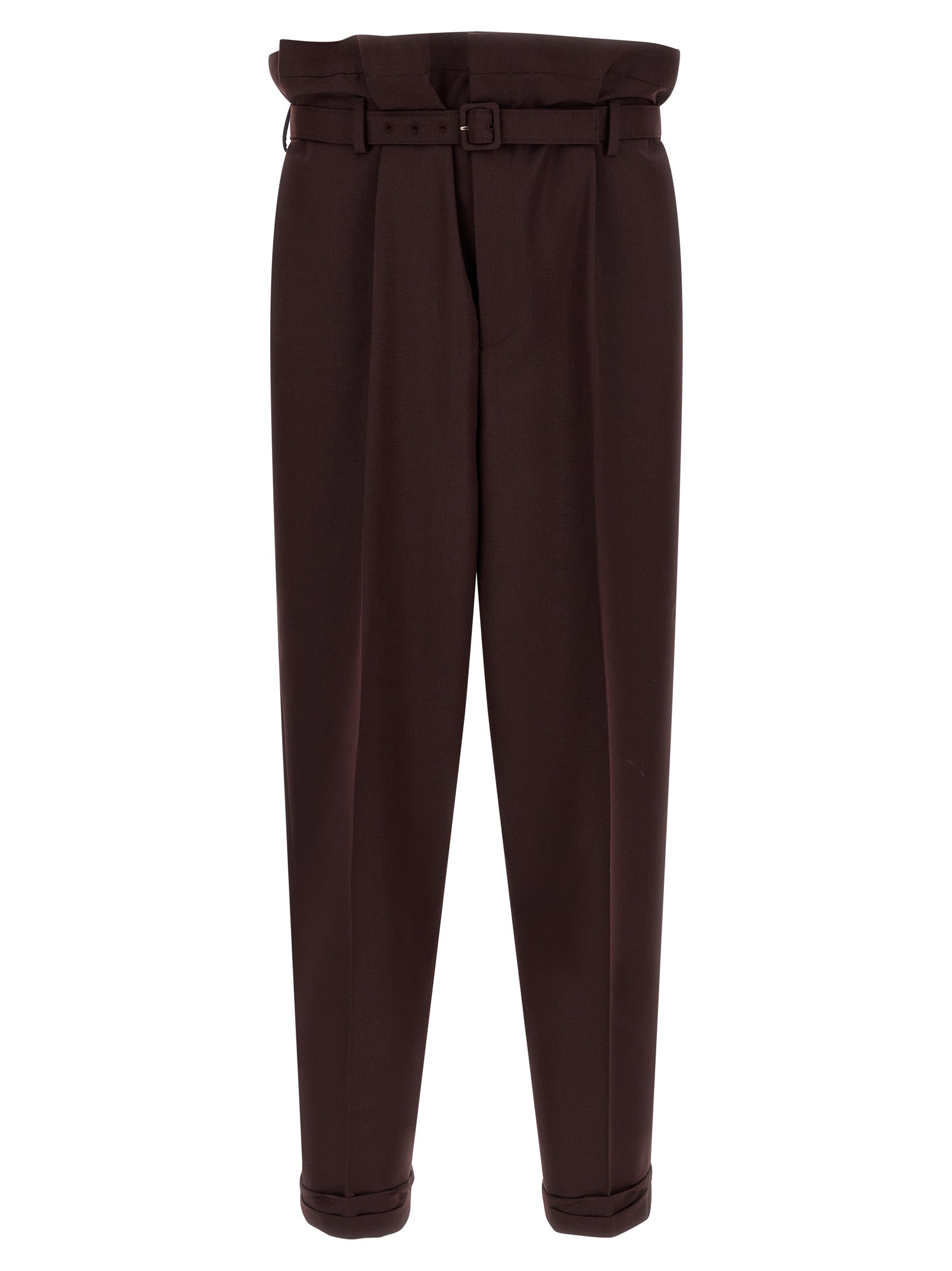 Saint Laurent Purple Wool Casual Men's Pants